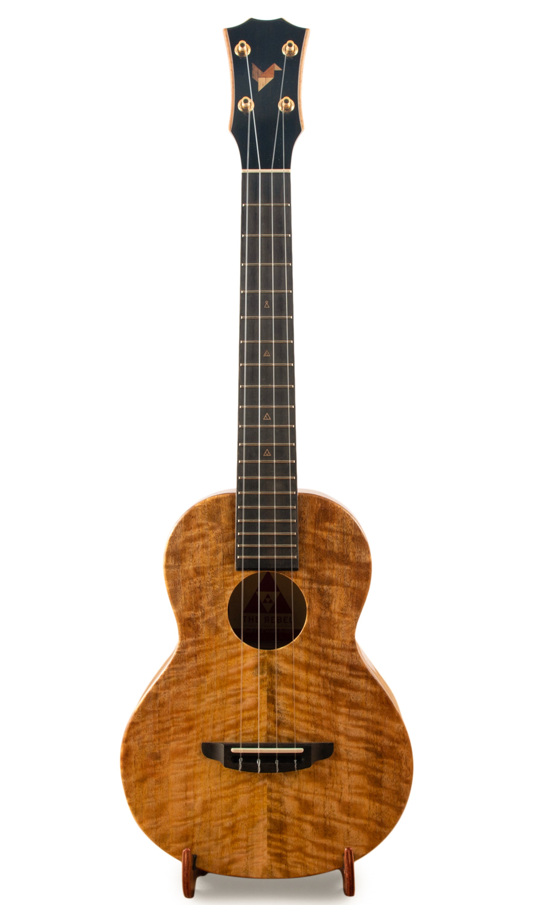 Rebel Creme Brulee Slimline Tenor Ukulele Solid Mango "Moon Knight"