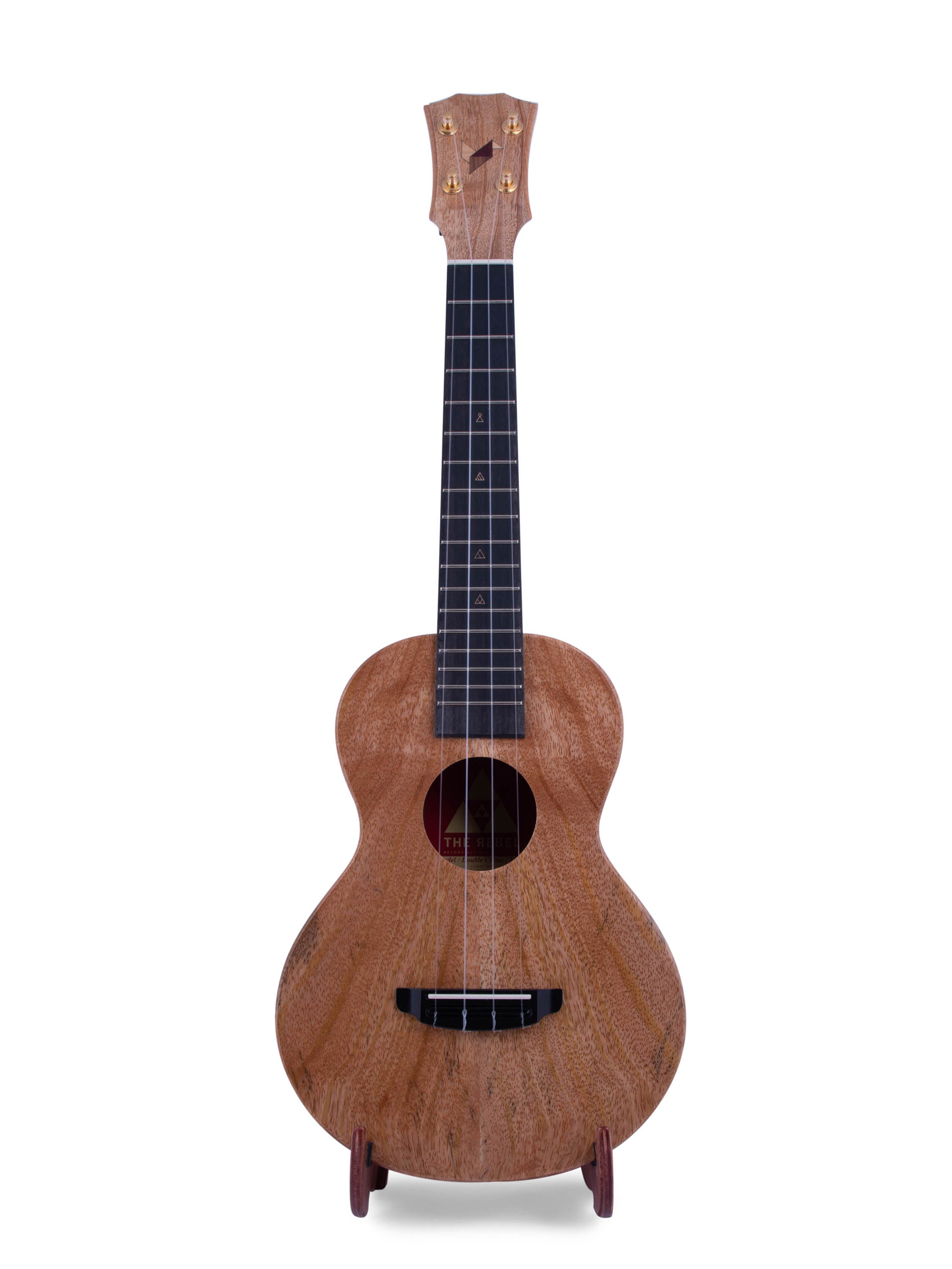 Rebel Double Creme Concert Ukulele Solid Mango "Tribe" Satin Finish