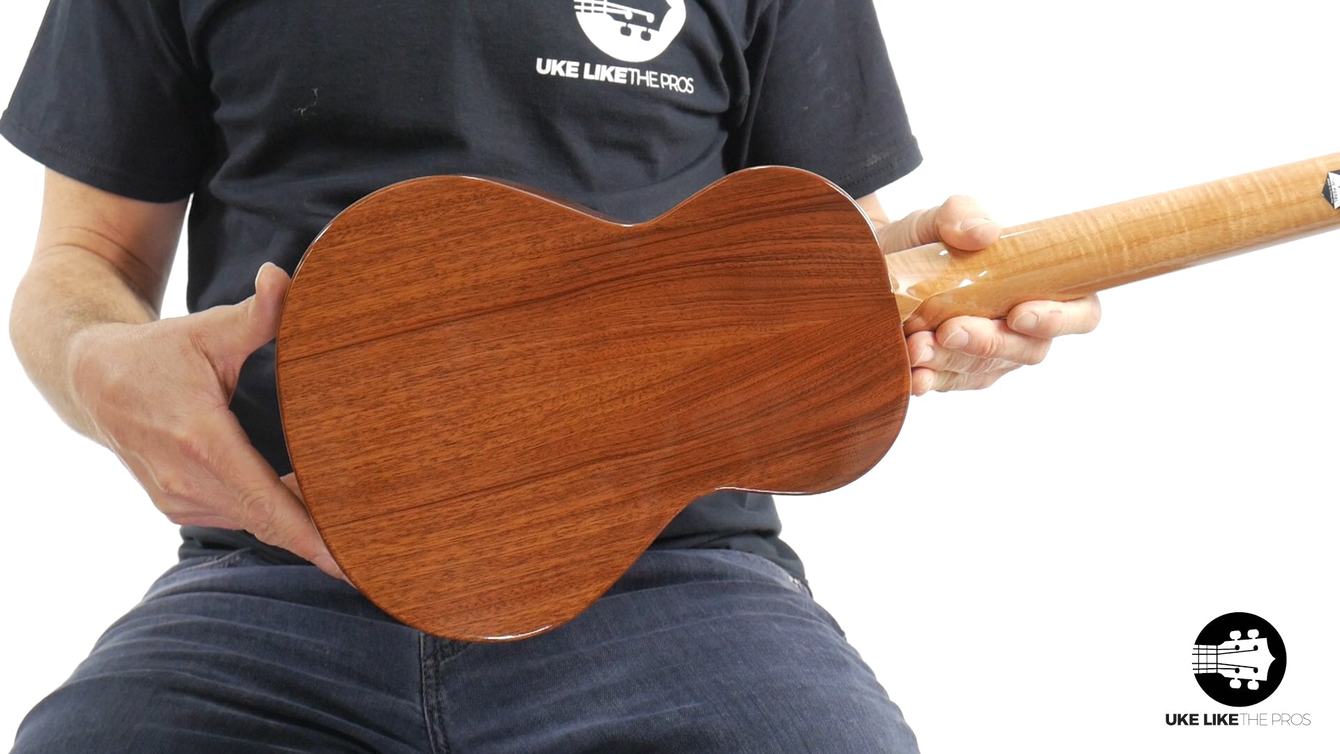 Rebel Double Cheese Tenor Ukulele Solid Spruce Top and Mahogany "Shooting Star"