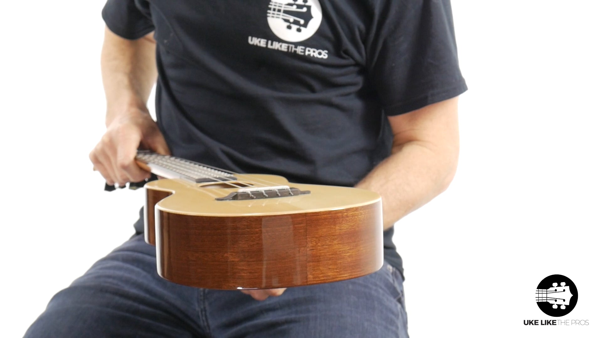 Rebel Double Cheese Tenor Ukulele Solid Spruce Top and Mahogany "Shooting Star"