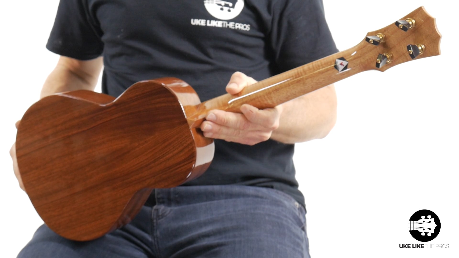 Rebel Double Cheese Tenor Ukulele Solid Spruce Top and Mahogany "Shooting Star"