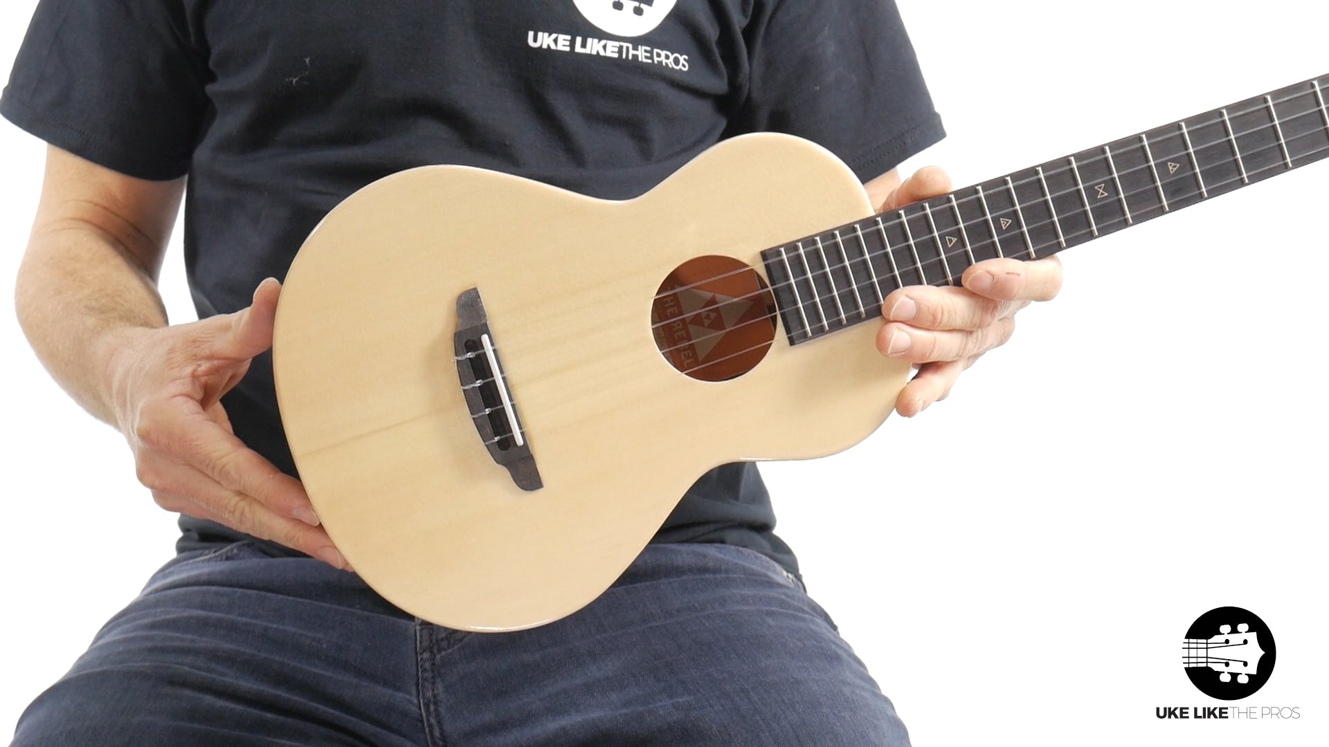 Rebel Double Cheese Tenor Ukulele Solid Spruce Top and Mahogany "Shooting Star"