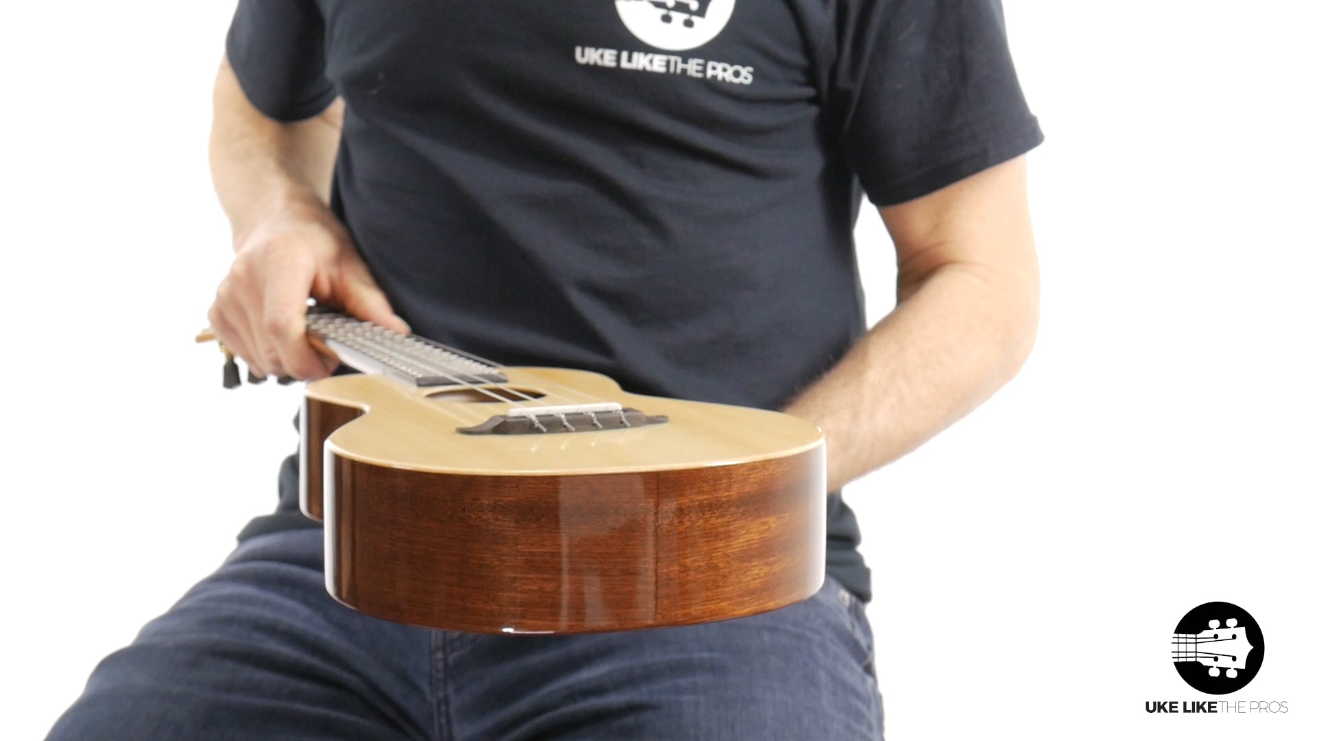 Rebel Double Cheese Tenor Ukulele Solid Spruce Top and Mahogany "Spitfire"