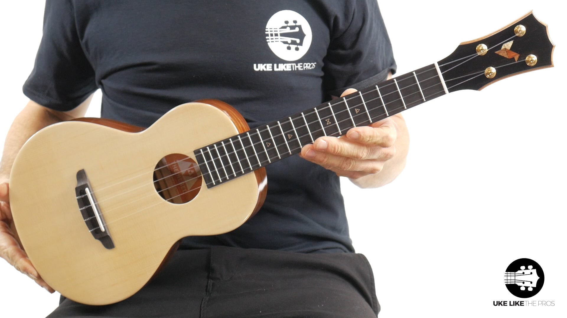 Rebel Double Cheese Tenor Ukulele Solid Spruce Top and Mahogany "The Outlaw"