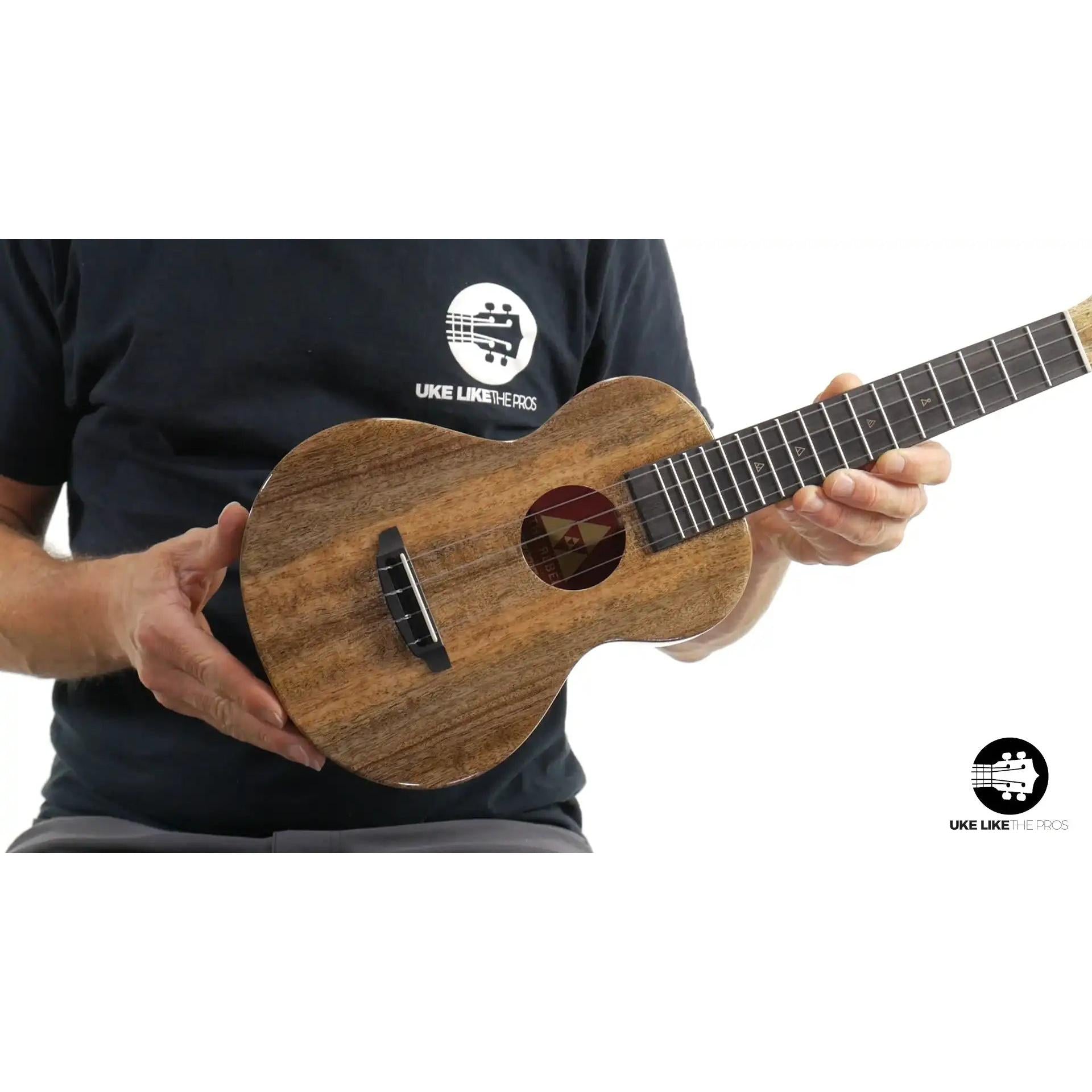 Rebel Double Creme Galaxy ukulele with natural wood body at Terry Carter Music Store