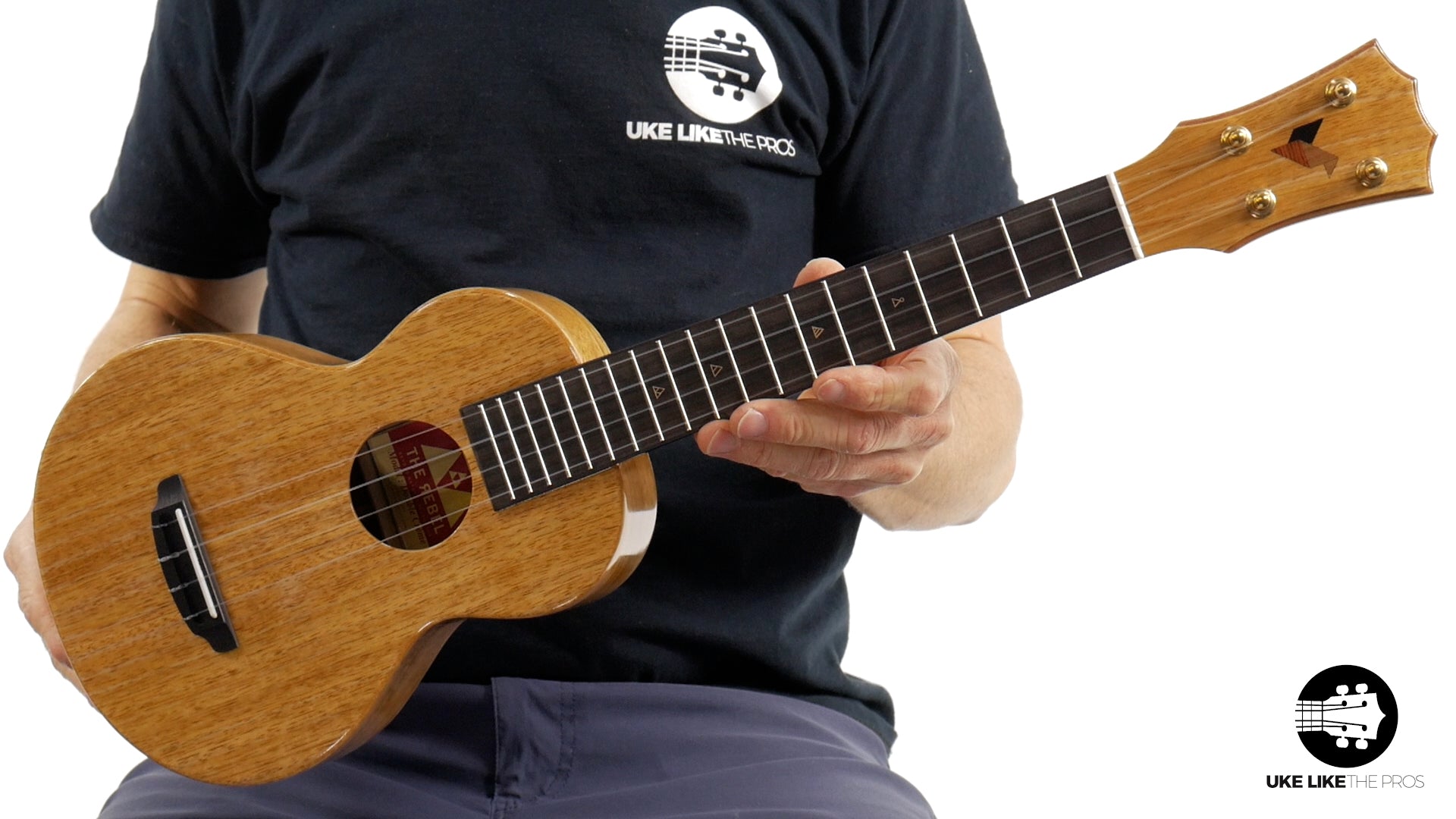 Rebel Double Creme Mango Super Concert Ukulele "Avril"