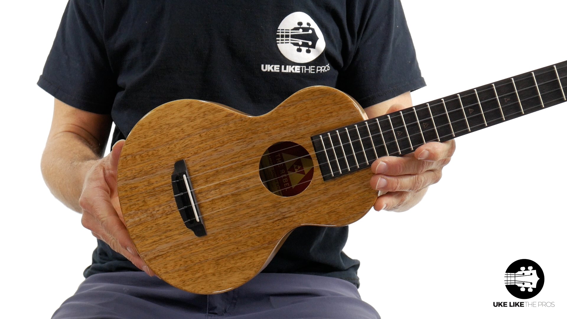Rebel Double Creme Mango Super Concert Ukulele "Carolina"