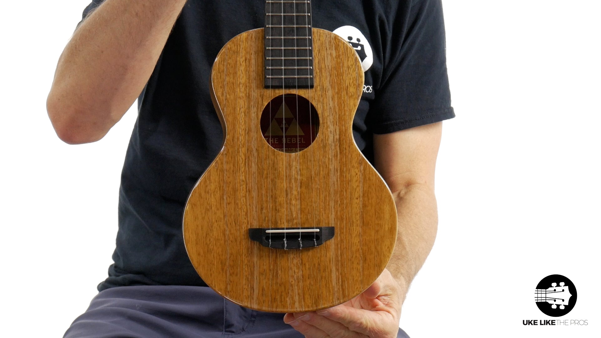Rebel Double Creme Mango Super Concert Ukulele "Carolina"