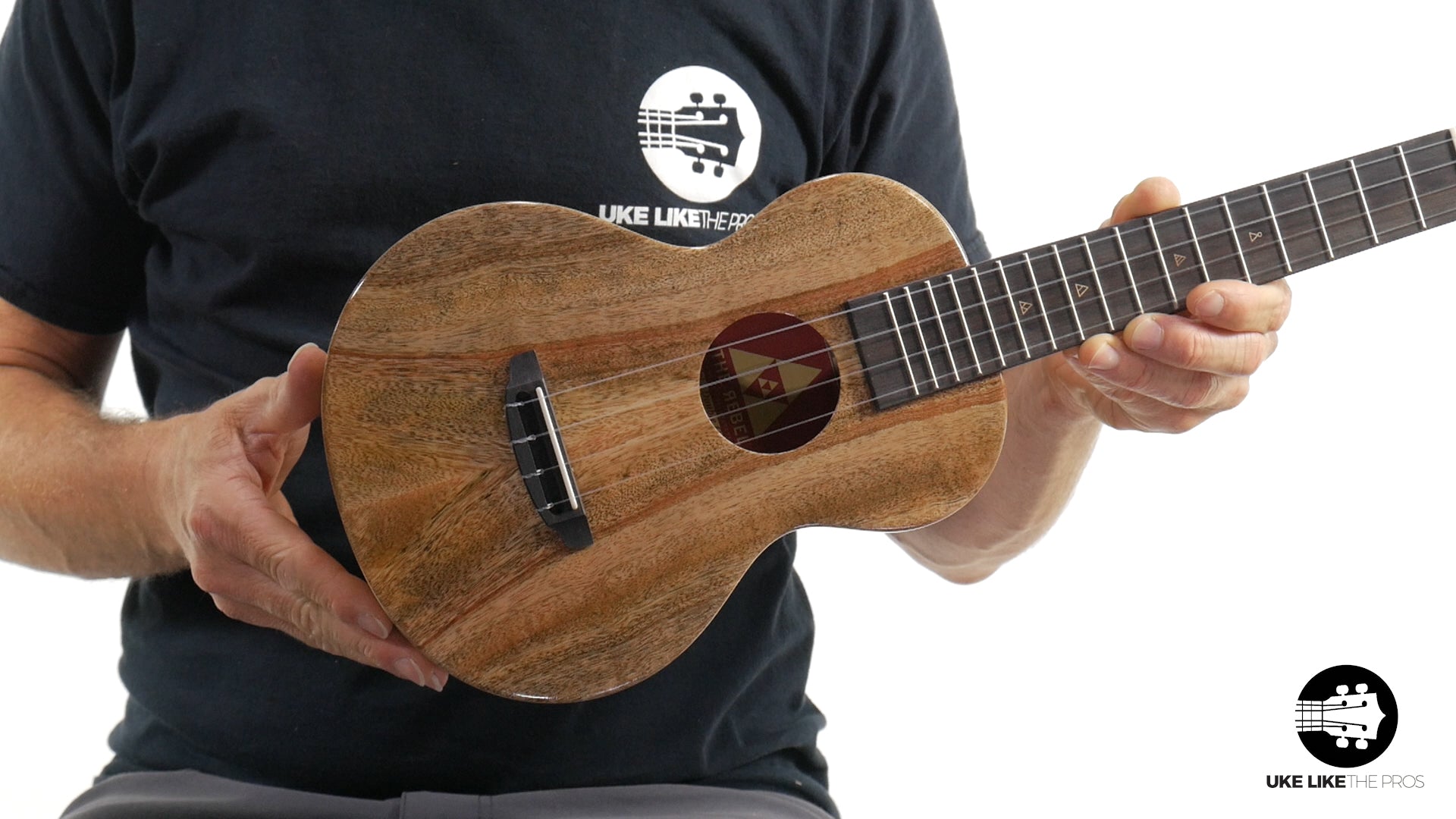 Rebel Double Creme Concert Ukulele Solid Mango "Star Lord"