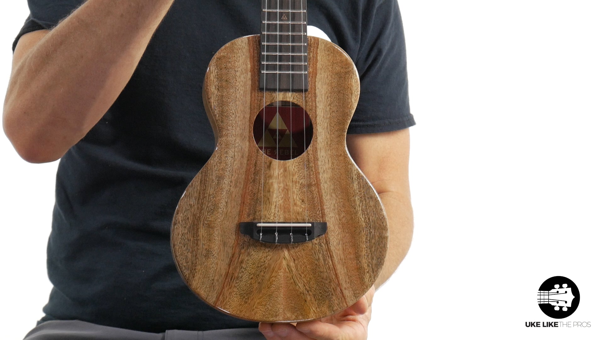 Rebel Double Creme Concert Ukulele Solid Mango "Star Lord"