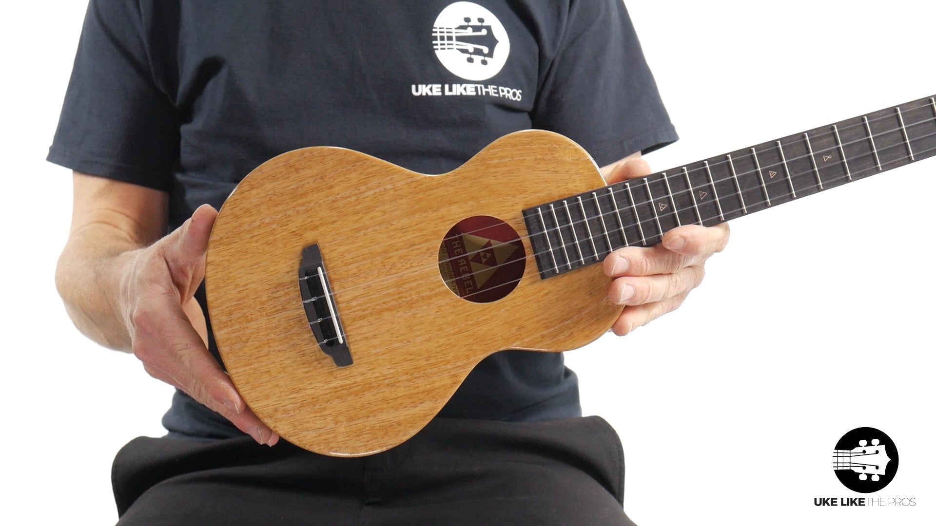 Rebel Double Creme Long Neck Concert Ukulele Mango "Mango Magic"