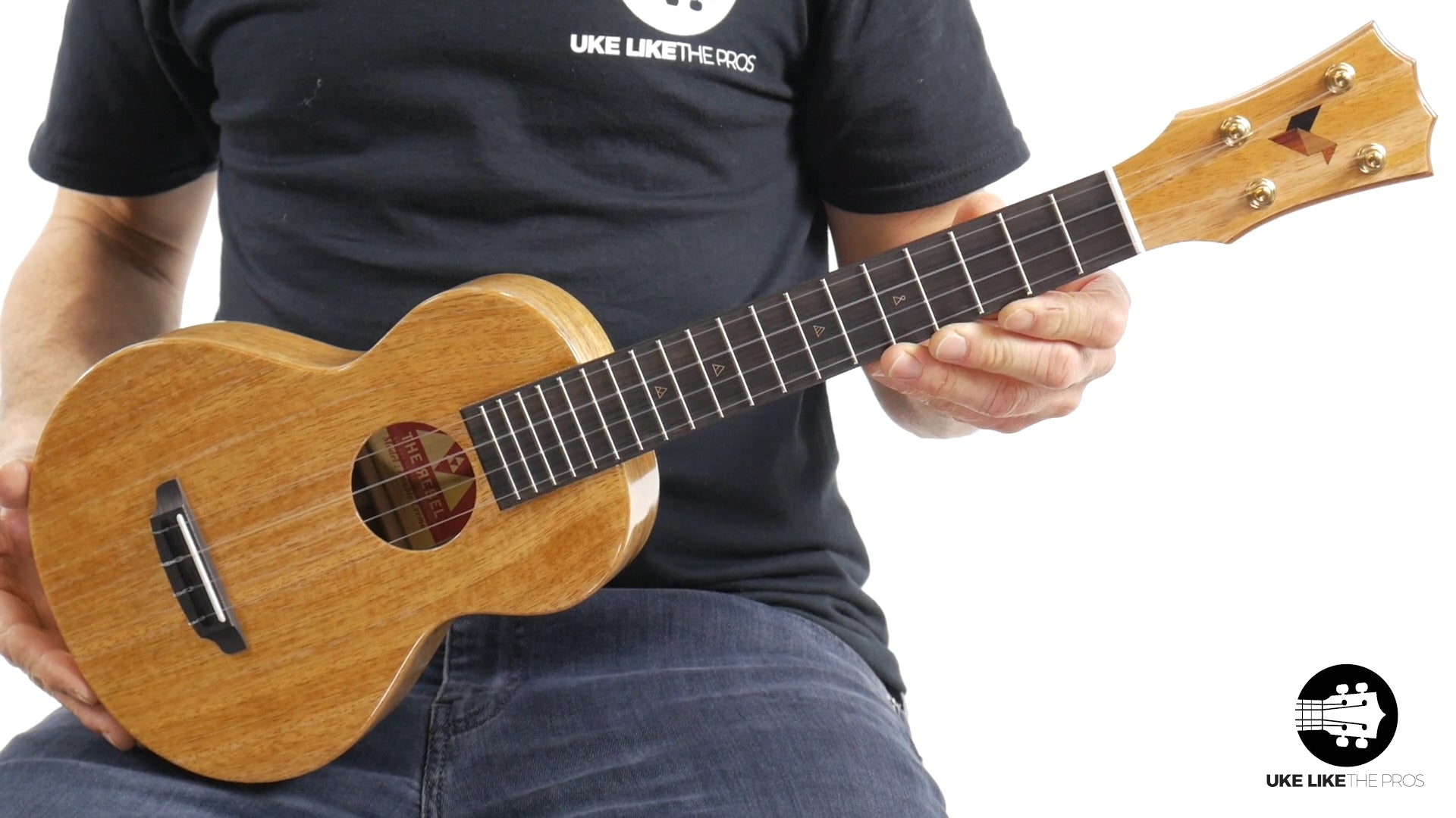 Rebel Double Creme Long Neck Concert Ukulele Mango "Oingo Boingo"