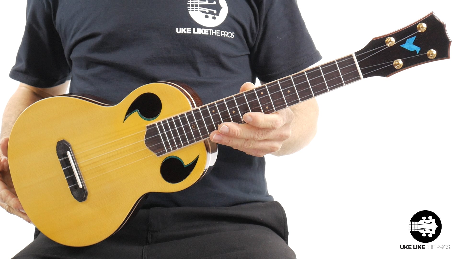 Rebel Quark Tenor Ukulele Solid Spruce Top and Rosewood "Sir Duke"