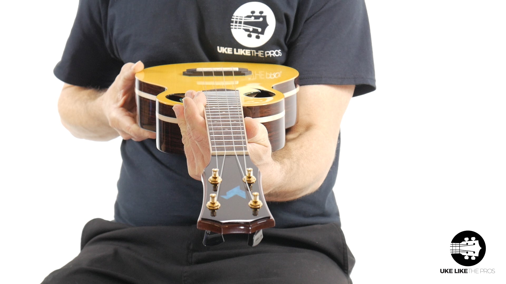 Rebel Quark Tenor Ukulele Solid Spruce Top and Rosewood "Sir Duke"