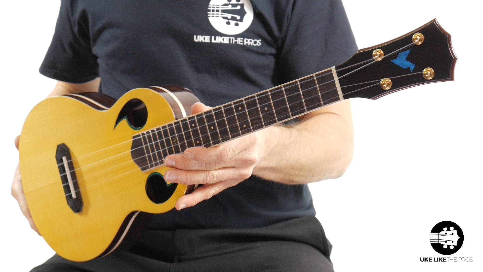 Rebel Quark Tenor Ukulele Solid Spruce Top and Rosewood "Sir Duke"