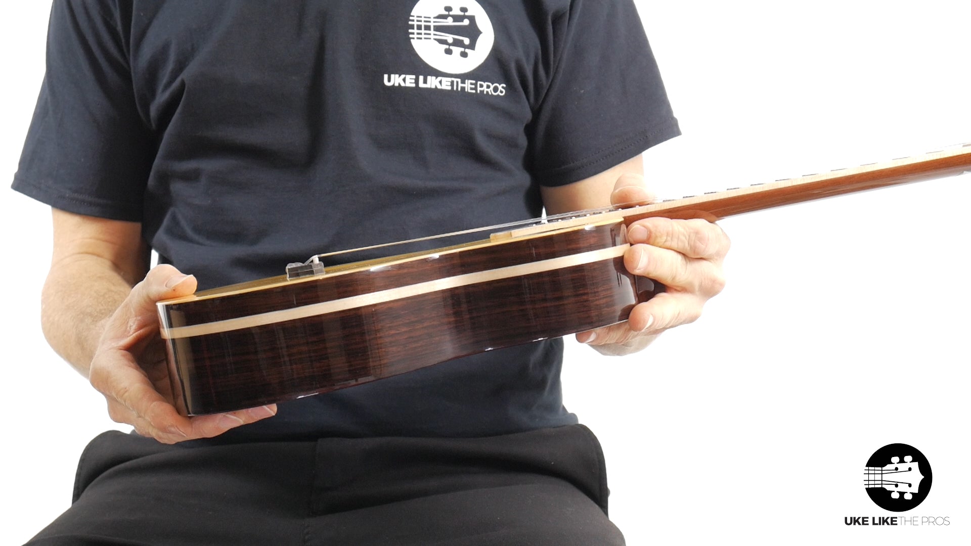 Rebel Quark Tenor Ukulele Solid Spruce Top and Rosewood "Sir Duke"