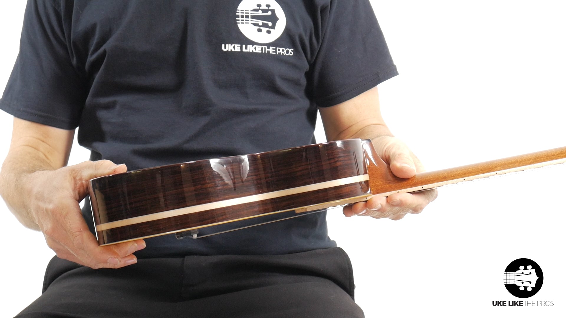 Rebel Quark Tenor Ukulele Solid Spruce Top and Rosewood "Sir Duke"