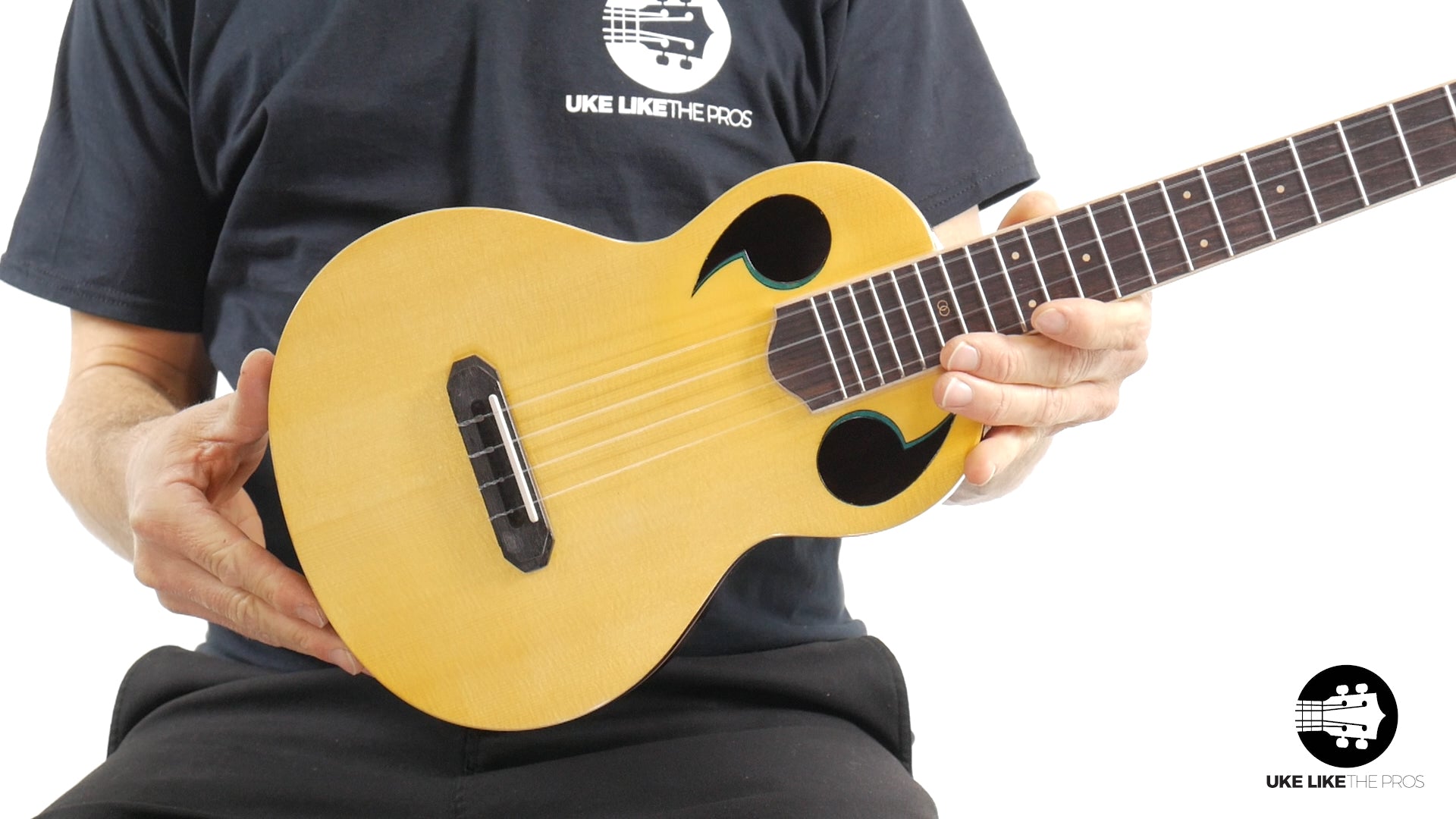 Rebel Quark Tenor Ukulele Solid Spruce Top and Rosewood "Sir Duke"