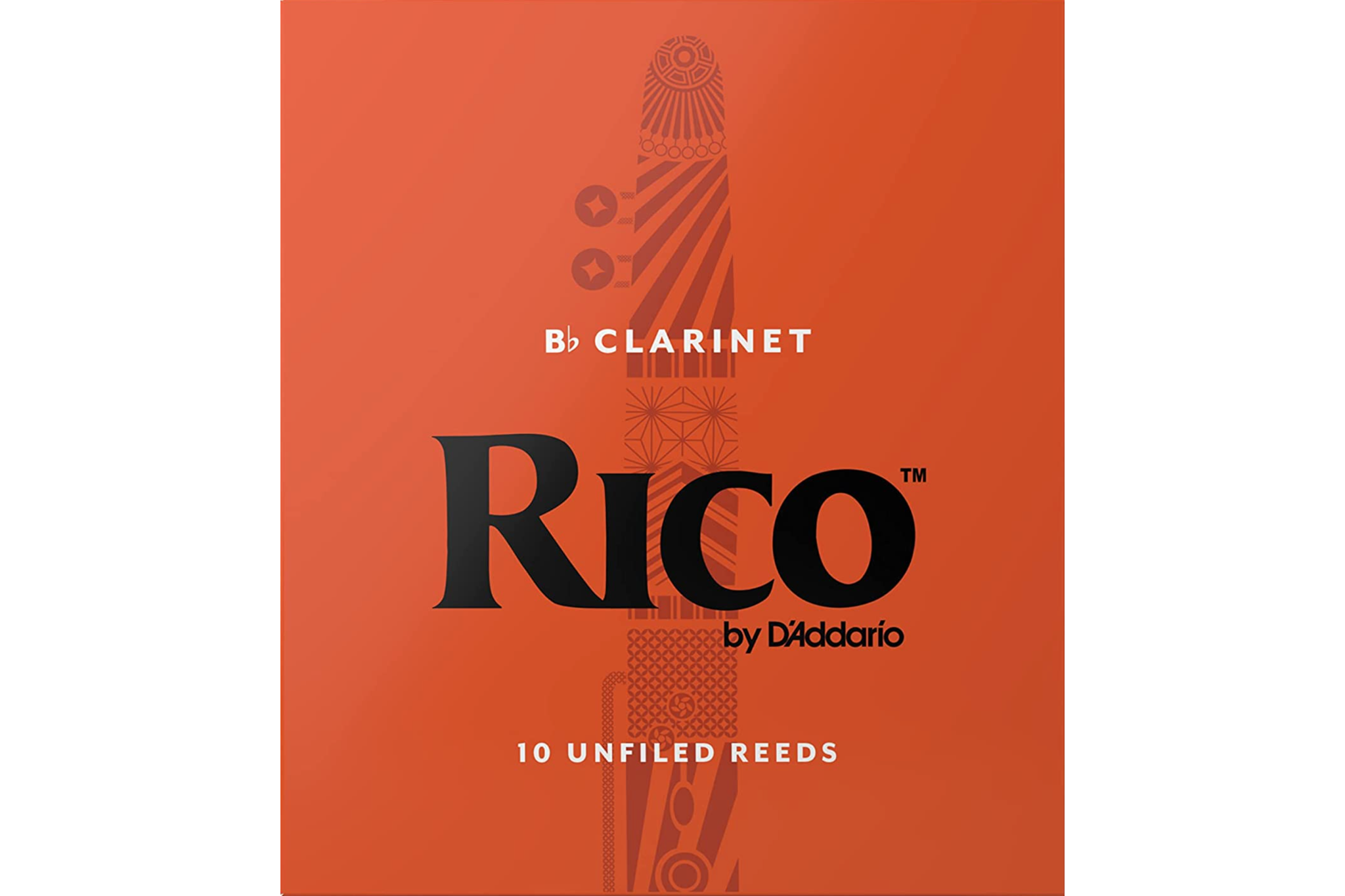 Rico by D'Addario Bb Clarinet Reeds Strength 2.0 - 10 Pack