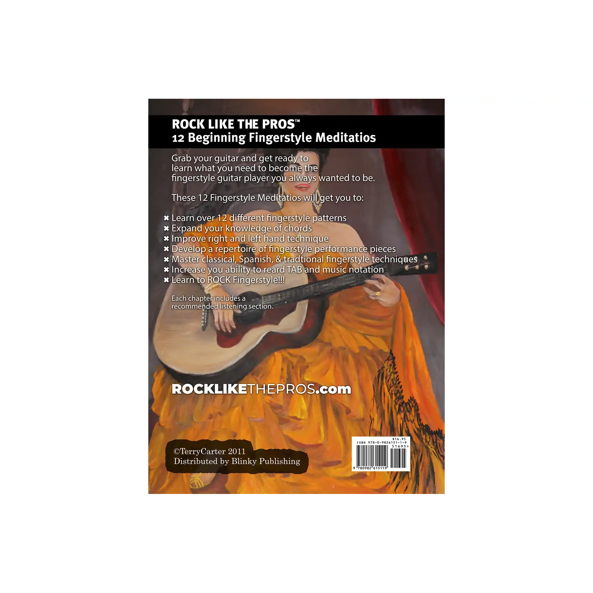RockLikeThePros12BeginningGuitarFingerstyleMediatios-back | Terry Carter Music Store