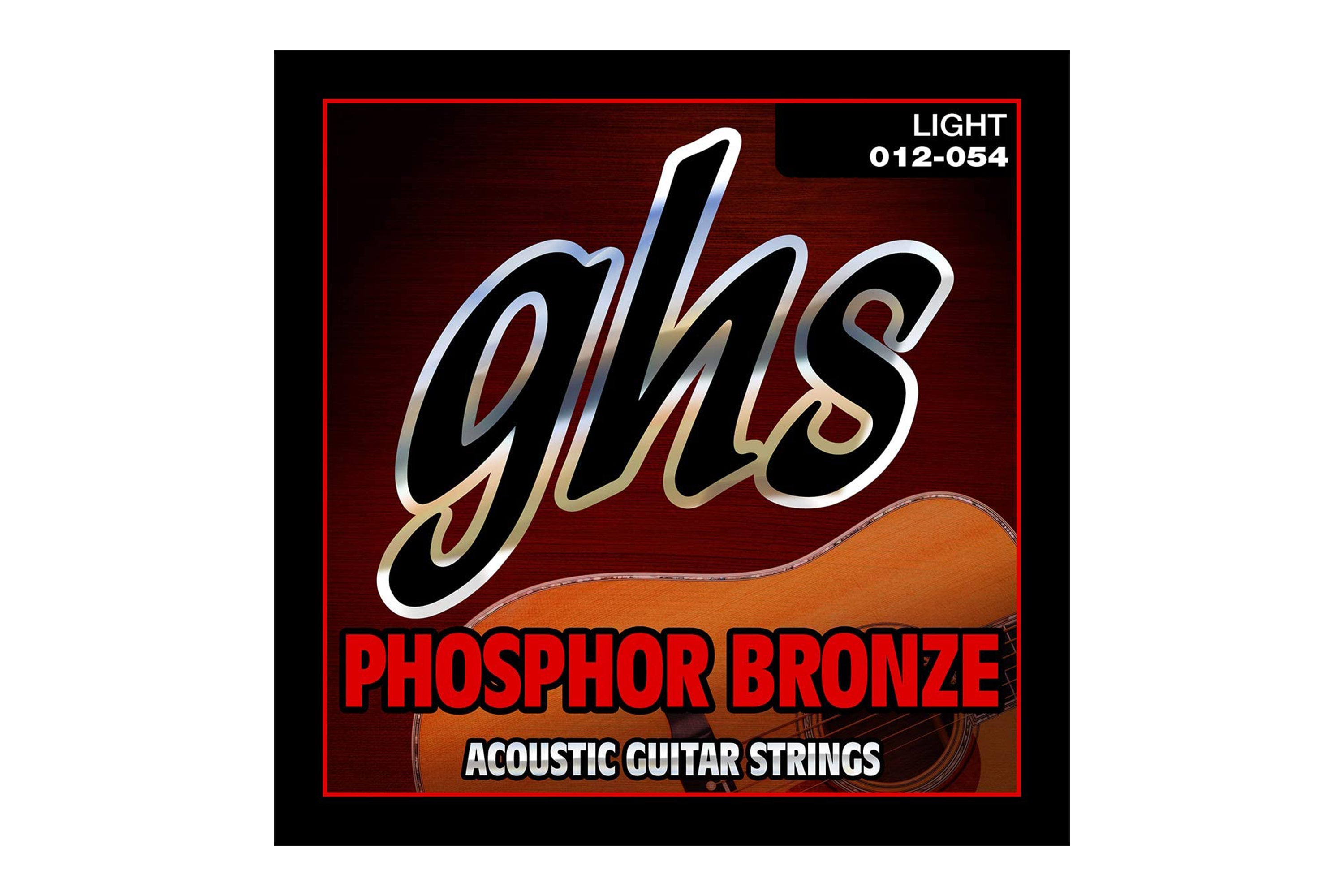 GHS S325 Phosphor Bronze Acoustic Guitar Strings - Light .012-.054