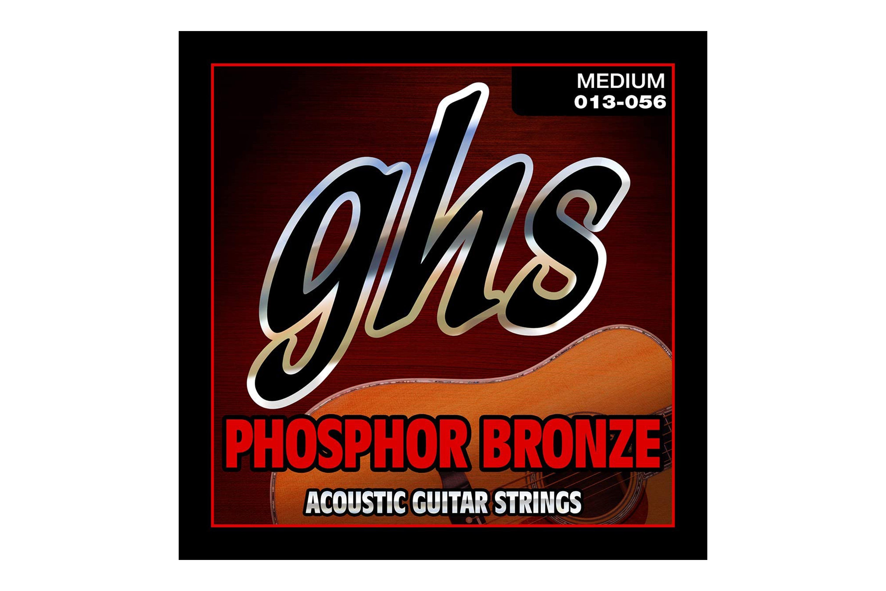 GHS S335 Phosphor Bronze Acoustic Guitar Strings - Medium .013-.056