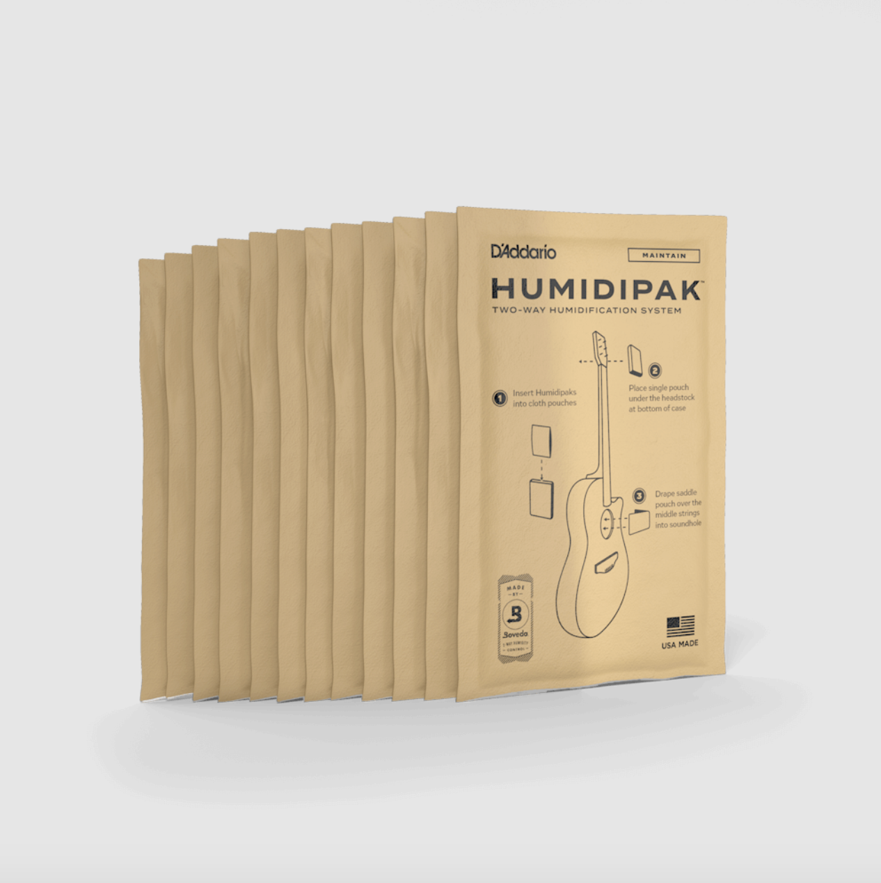 D'Addario Humidipak Maintain - 12 Pack