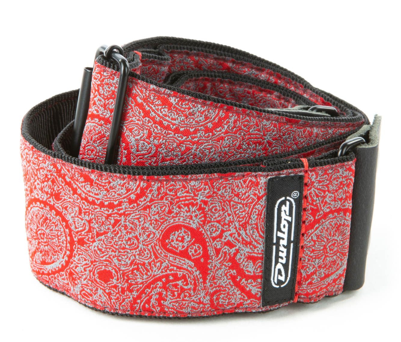 Dunlop Jacquard Paisley Red Strap