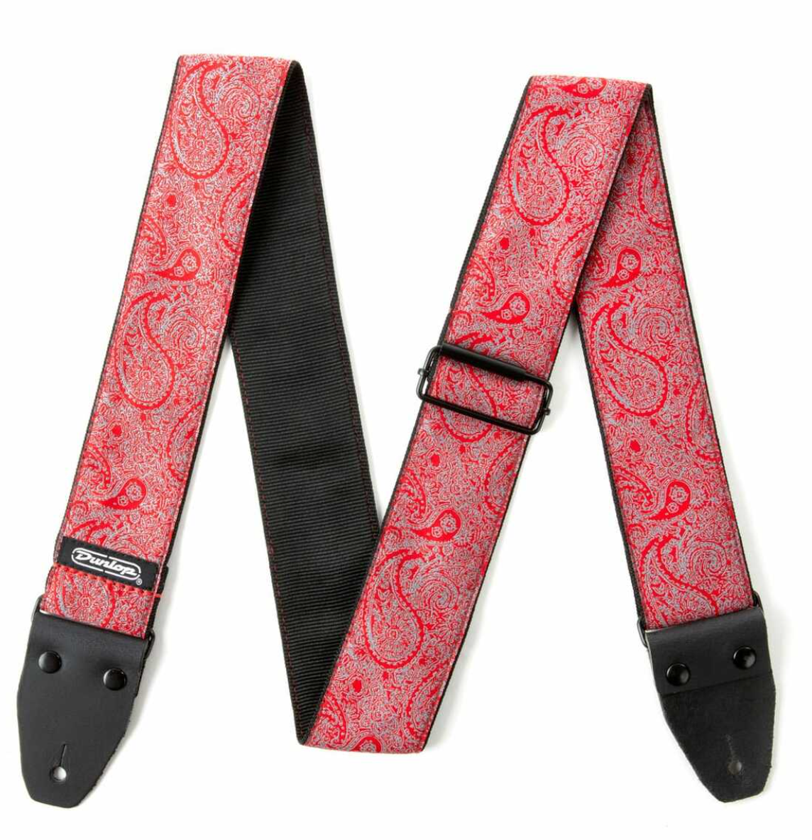 Dunlop Jacquard Paisley Red Strap