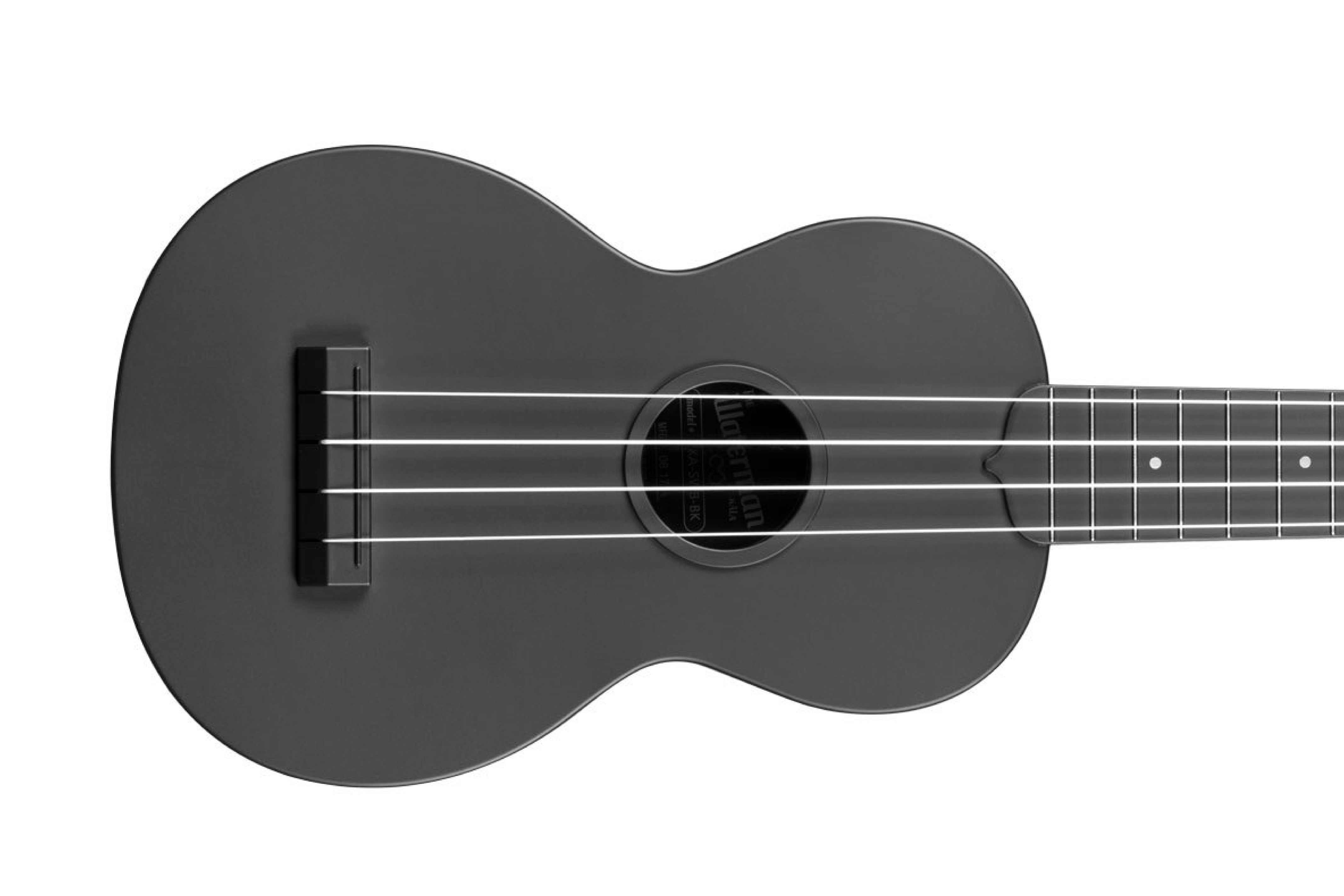 KALA Waterman Black Soprano Ukulele