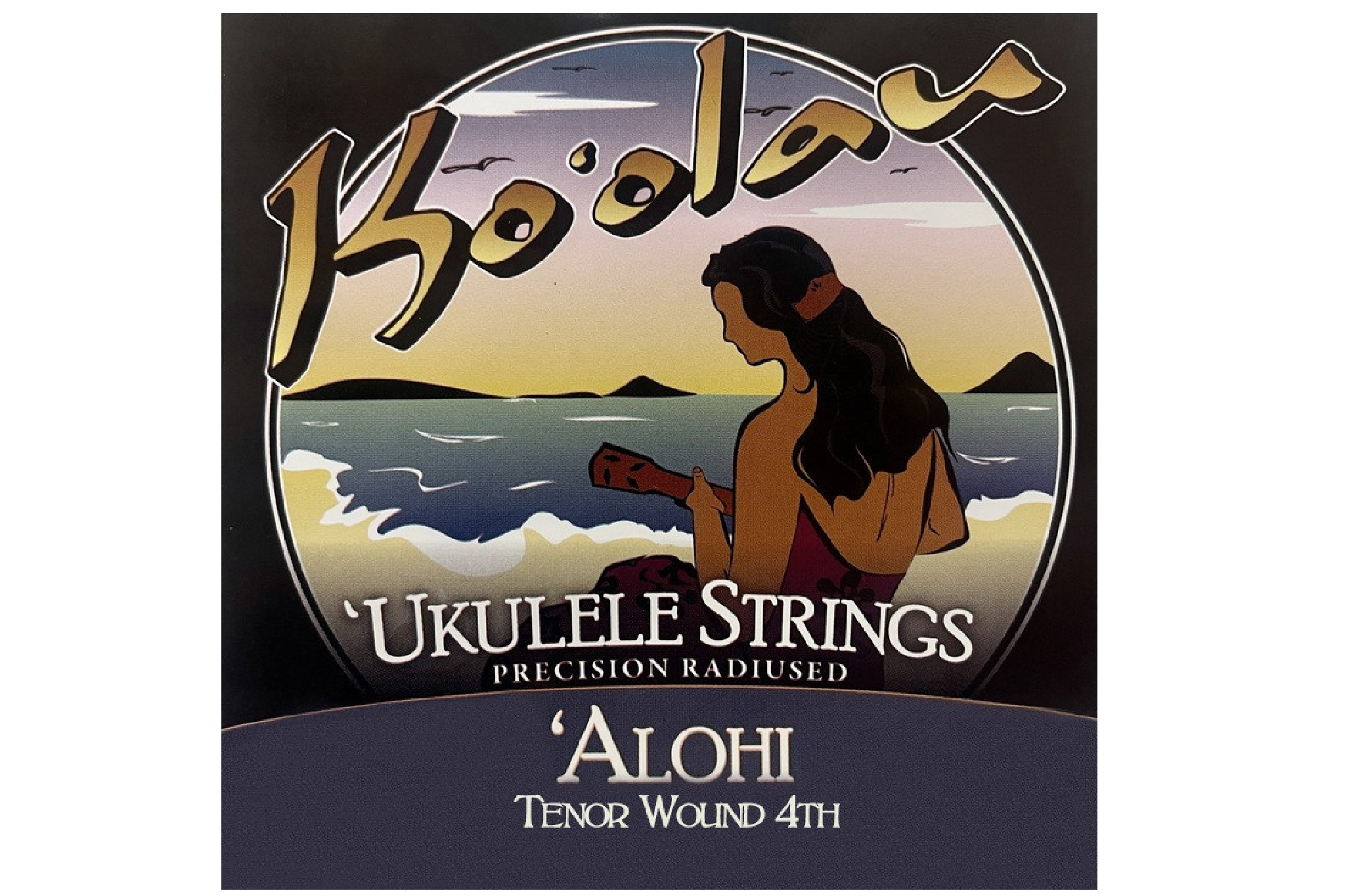 Ko'olau 'Alohi Tenor Wound 4th String Set