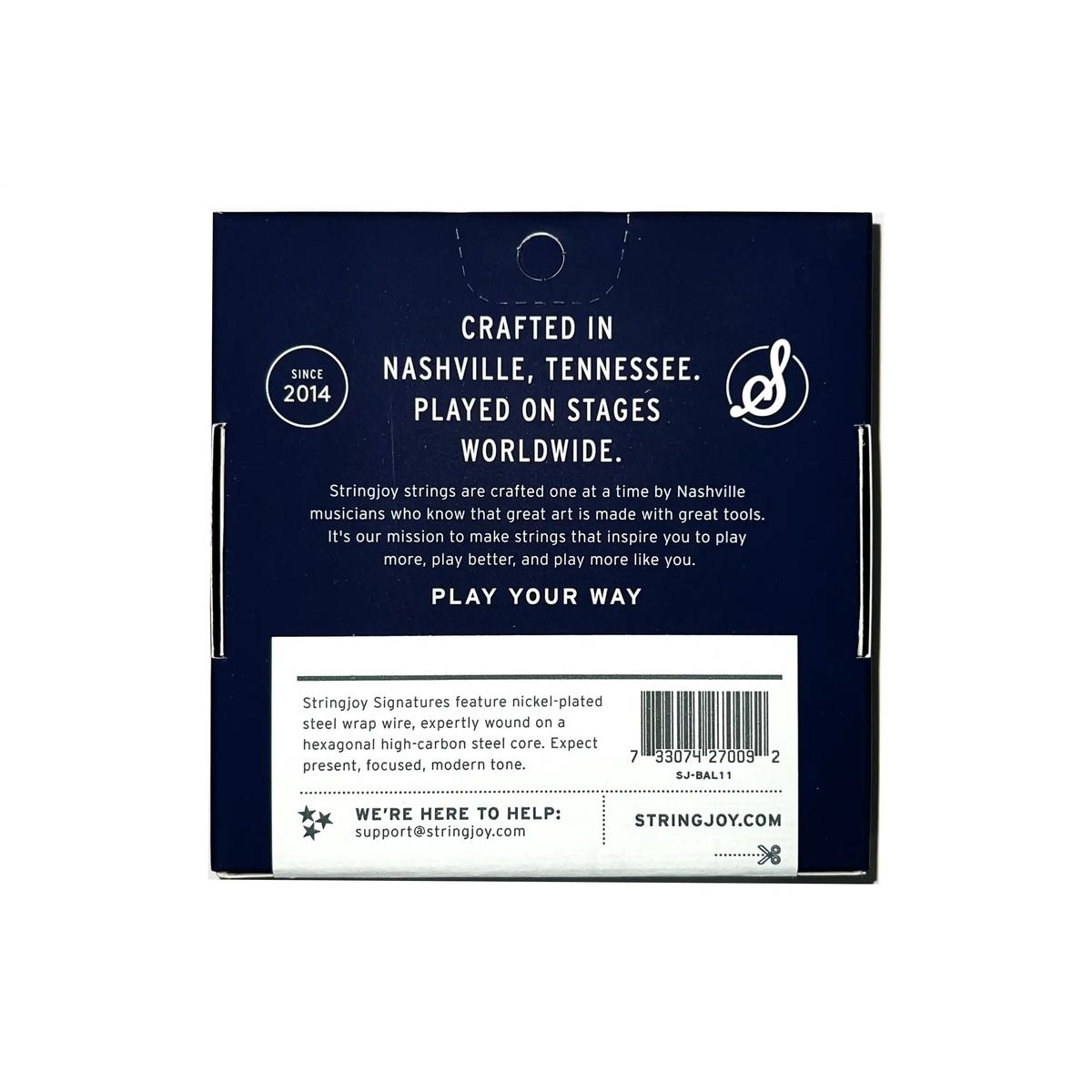 Stringjoy-SJ-BAL11-Guitar-Strings-back | Terry Carter Music Store