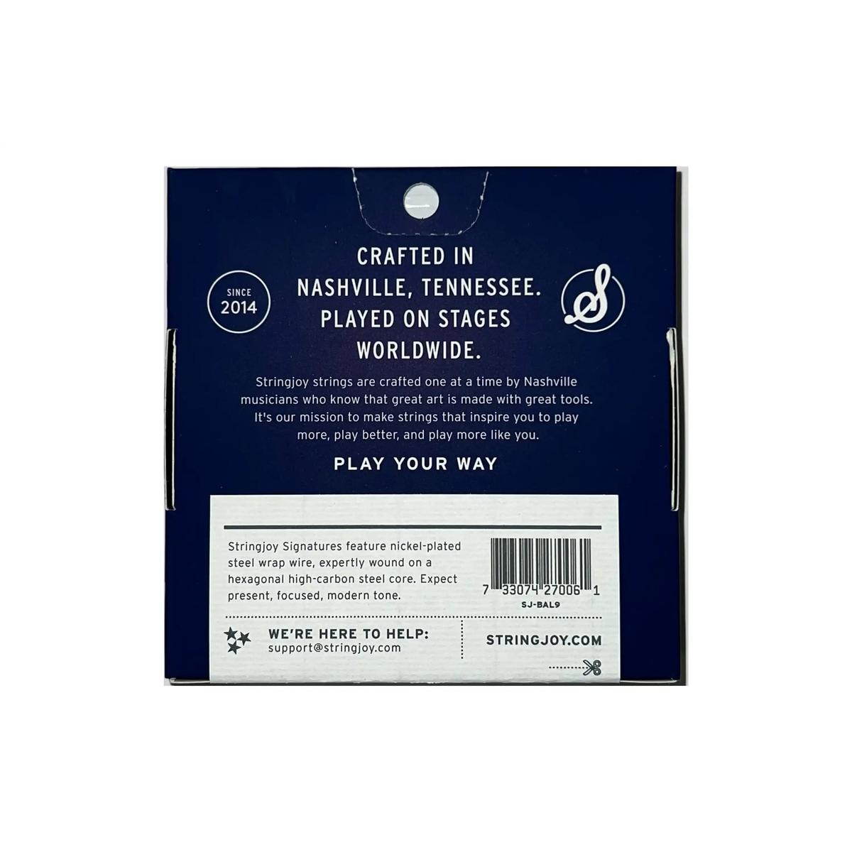 Stringjoy-SJ-BAL9-Guitar-Strings-back | Terry Carter Music Store