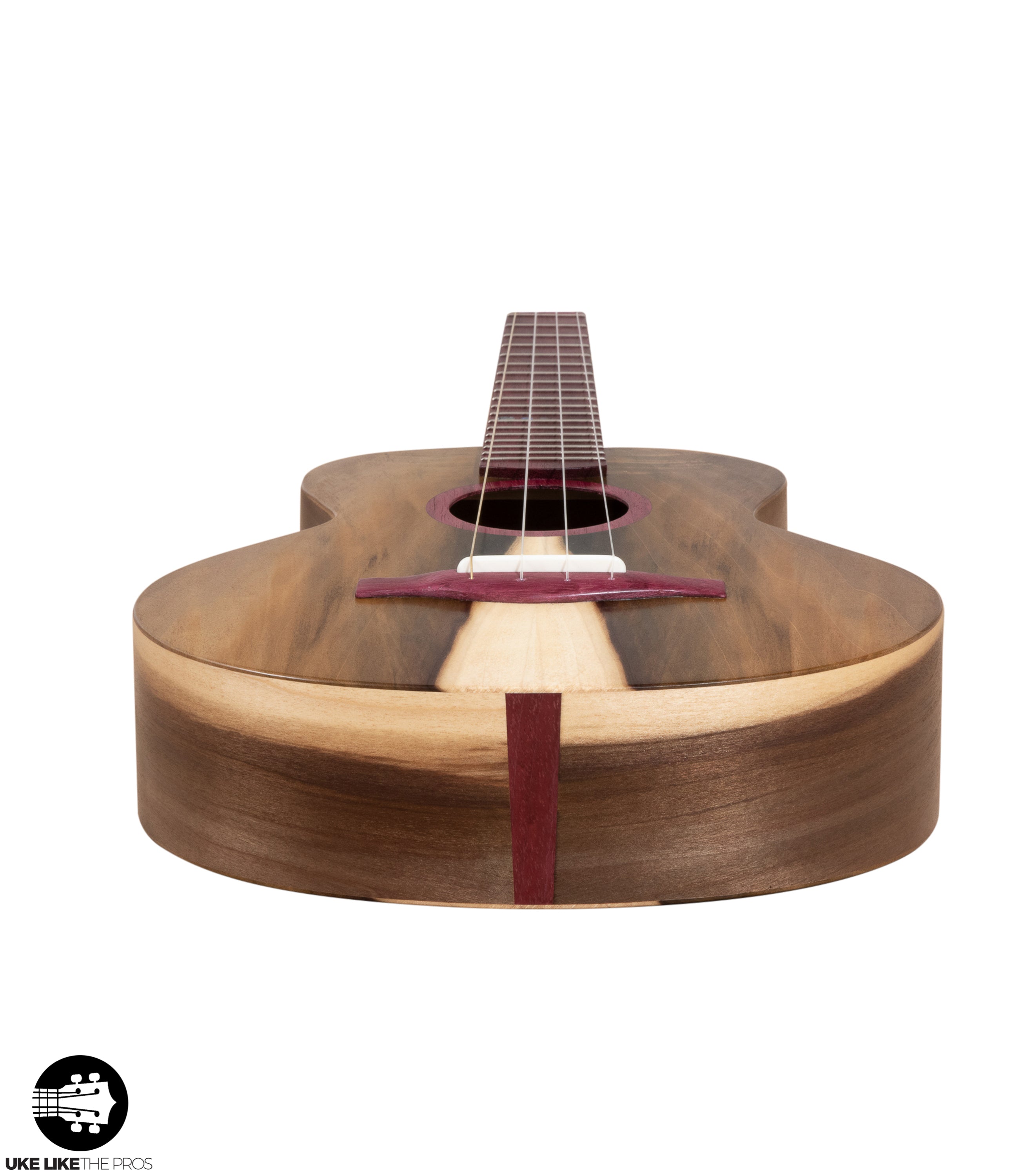 Tyde Music Custom Tenor Ukulele Stunning Rainbow Poplar "Bifrost"