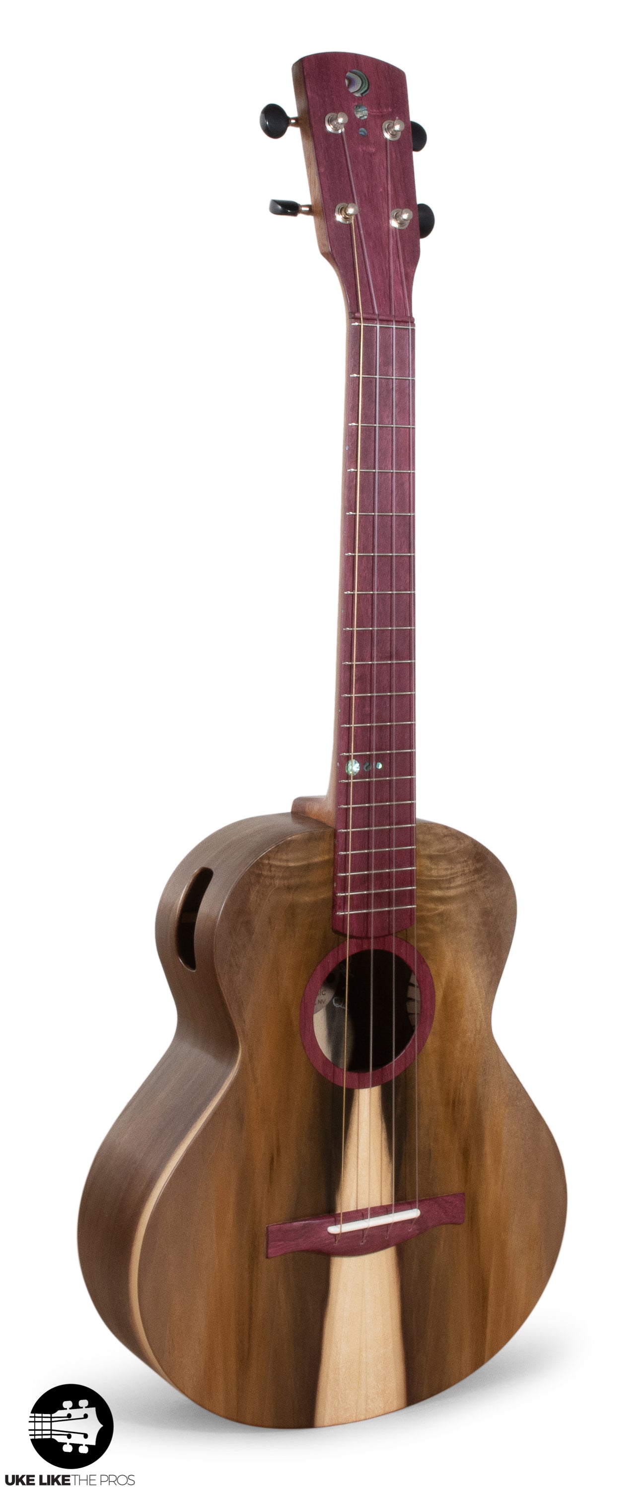 Tyde Music Custom Tenor Ukulele Stunning Rainbow Poplar "Bifrost"