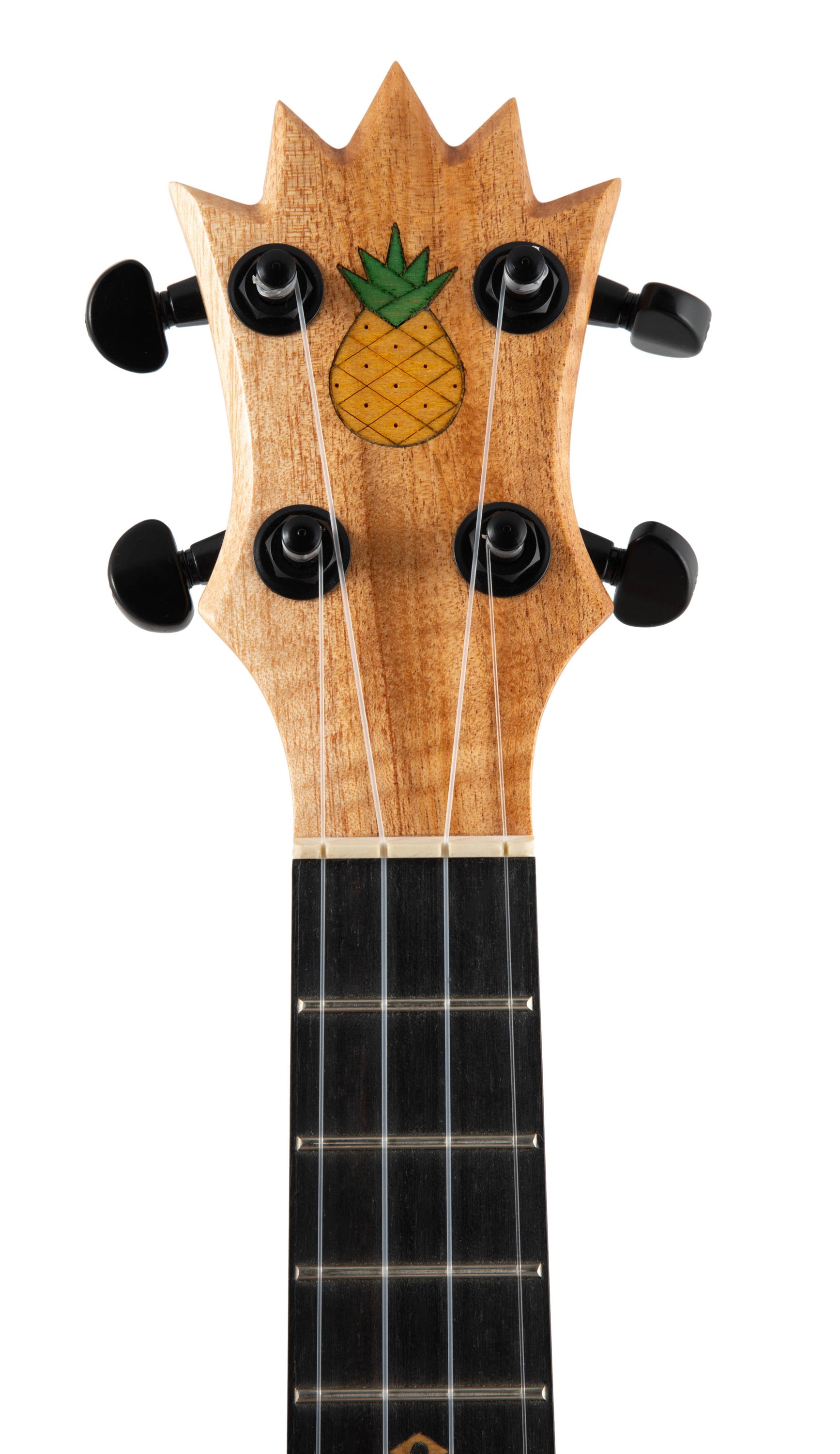 UkeSA Pineapple Sunday Opio Concert Ukulele Solid Acacia "Edward III" by Pops KoAloha (DISCOUNTED $387)