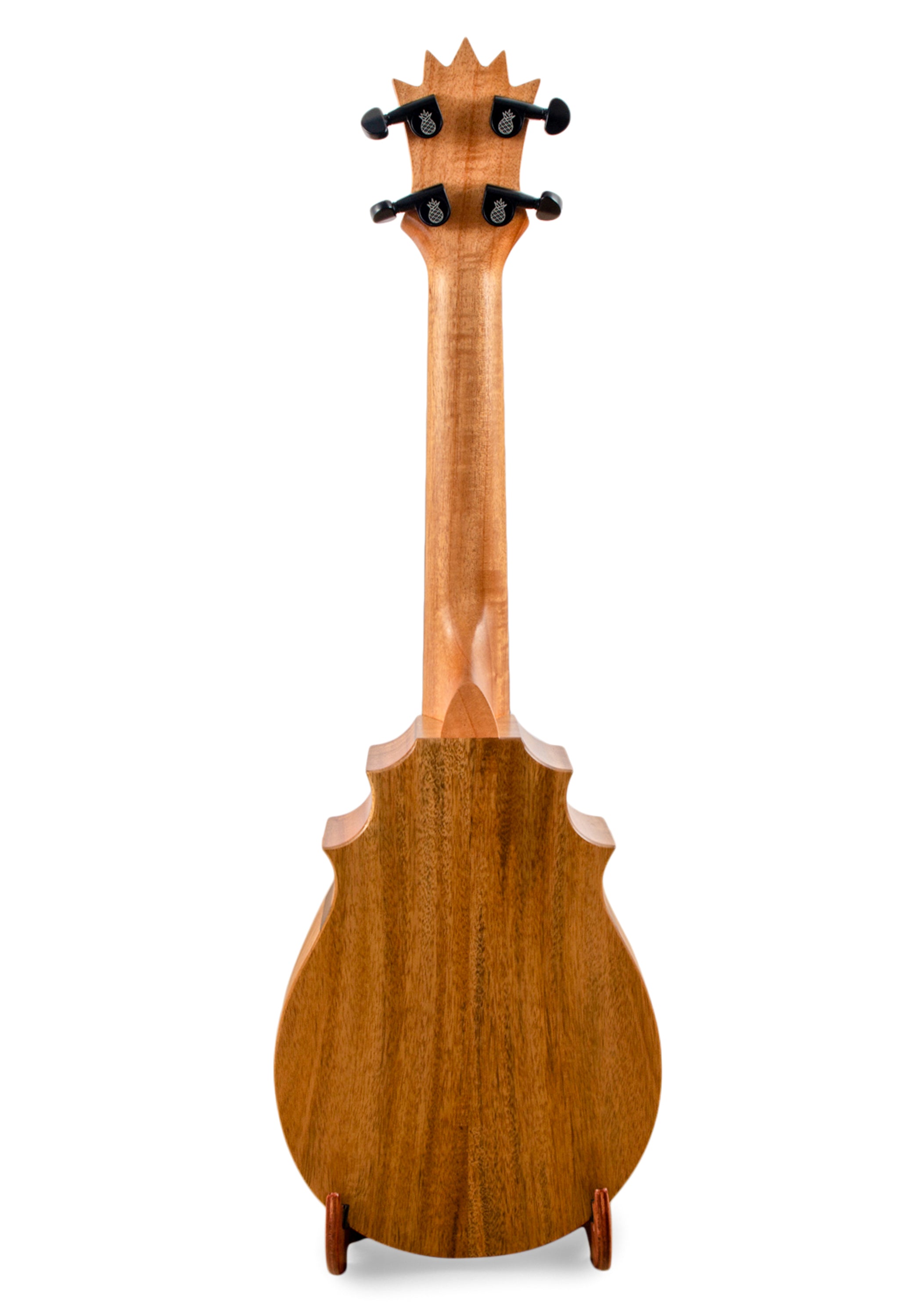 UkeSA Pineapple Sunday Opio Concert Ukulele Solid Acacia "Charles I" by Pops KoAloha (DISCOUNTED $387)