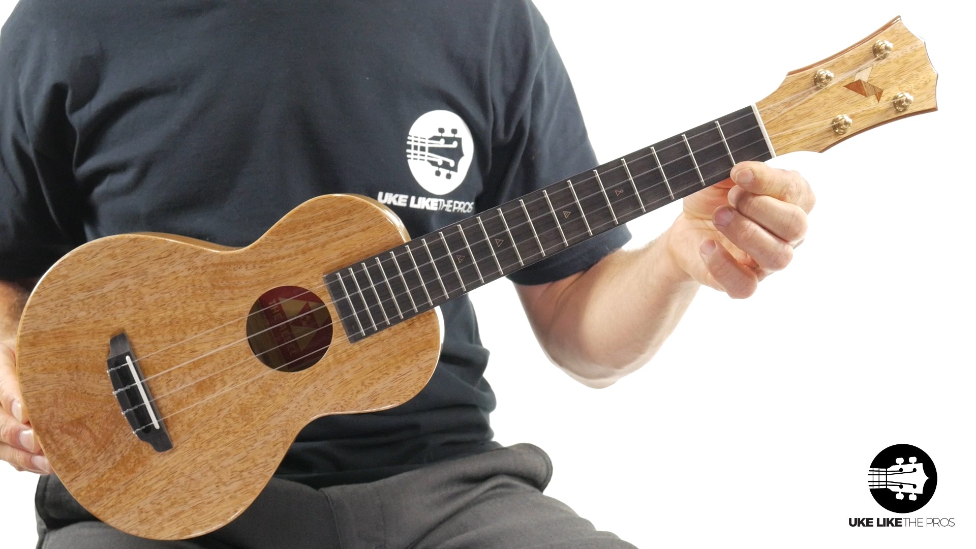 Rebel Double Creme Long Neck Concert Ukulele Mango "Butter"