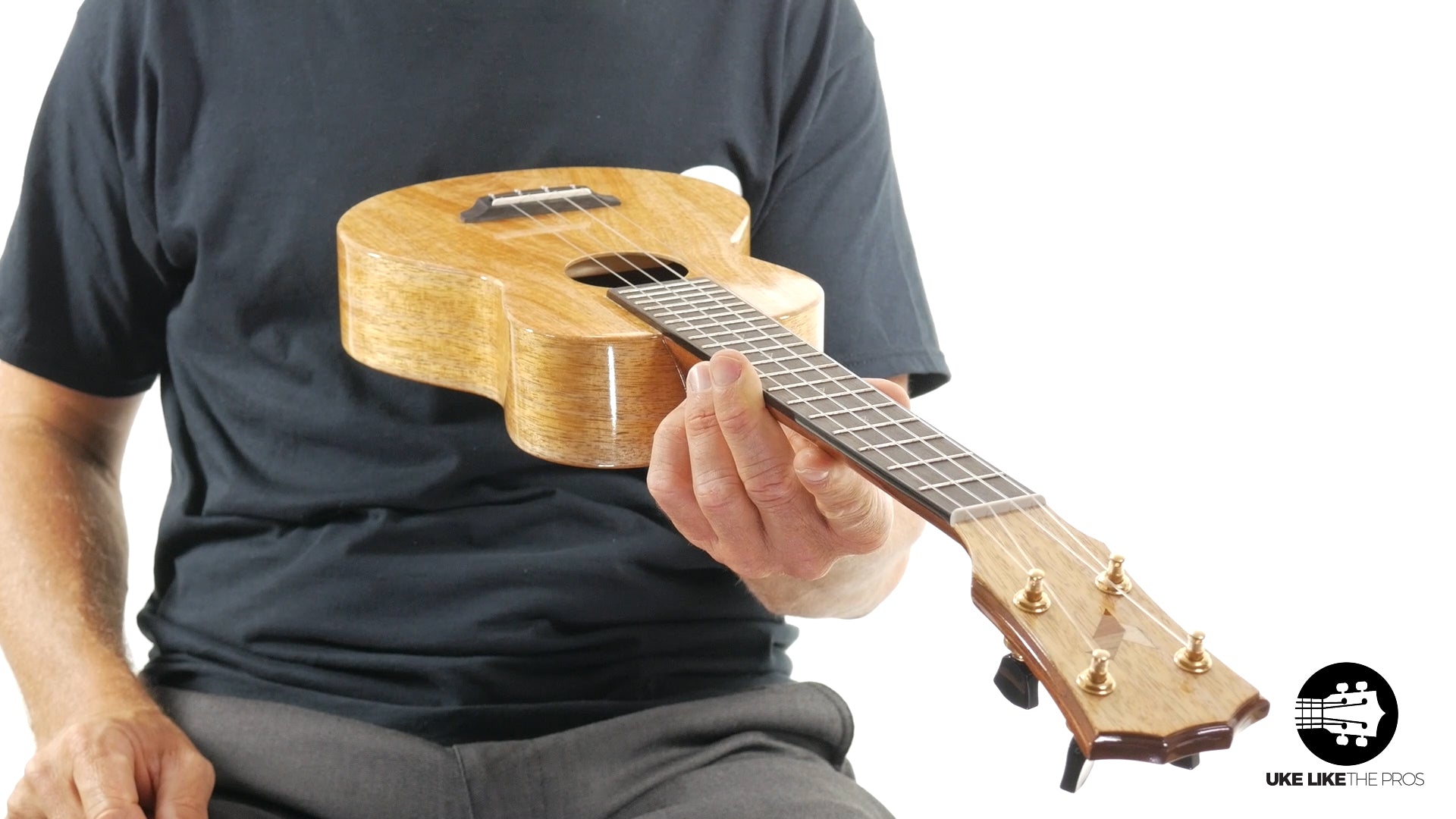 Rebel Double Creme Long Neck Concert Ukulele Mango "Butter"