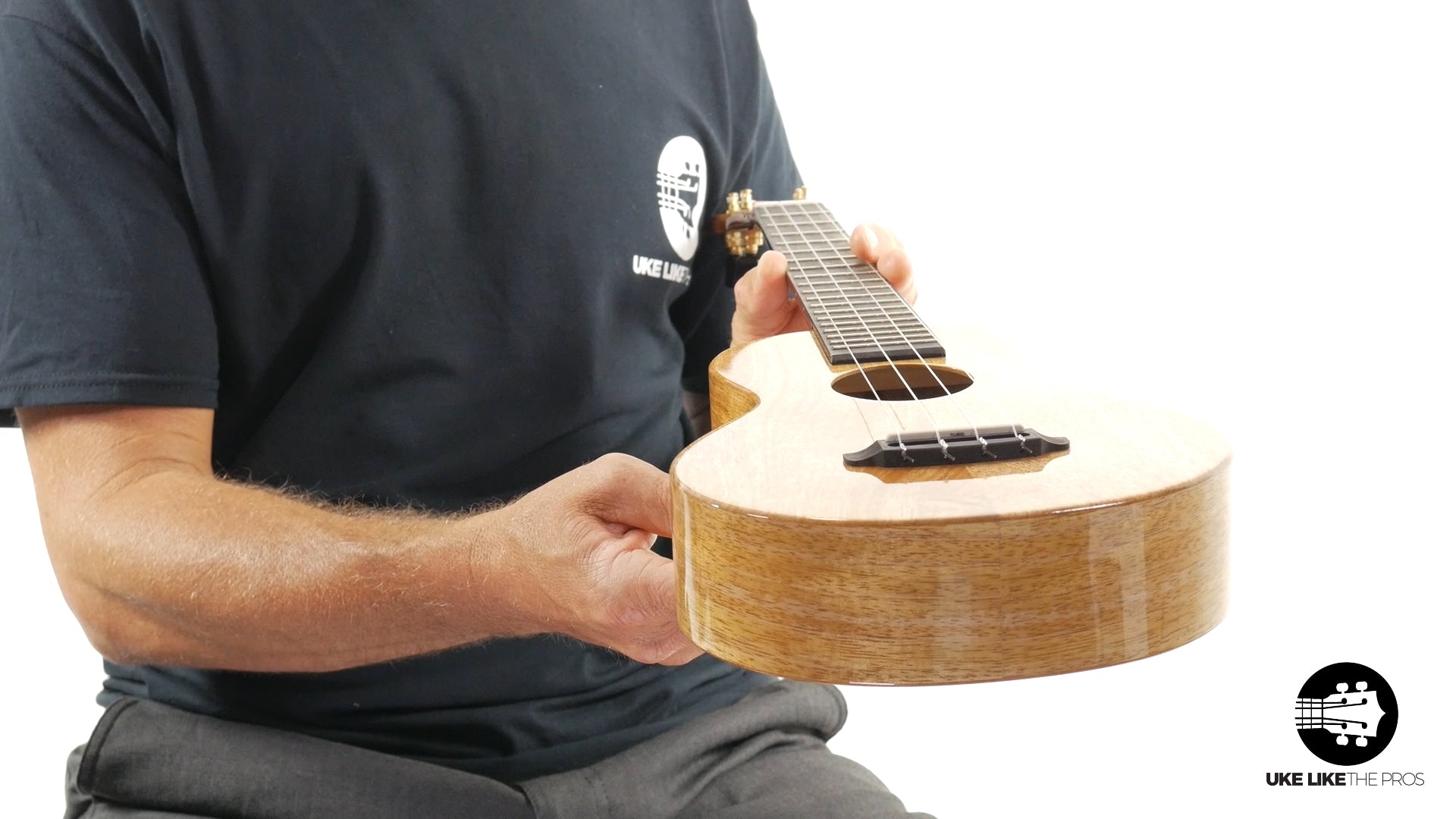 Rebel Double Creme Long Neck Concert Ukulele Mango "Butter"