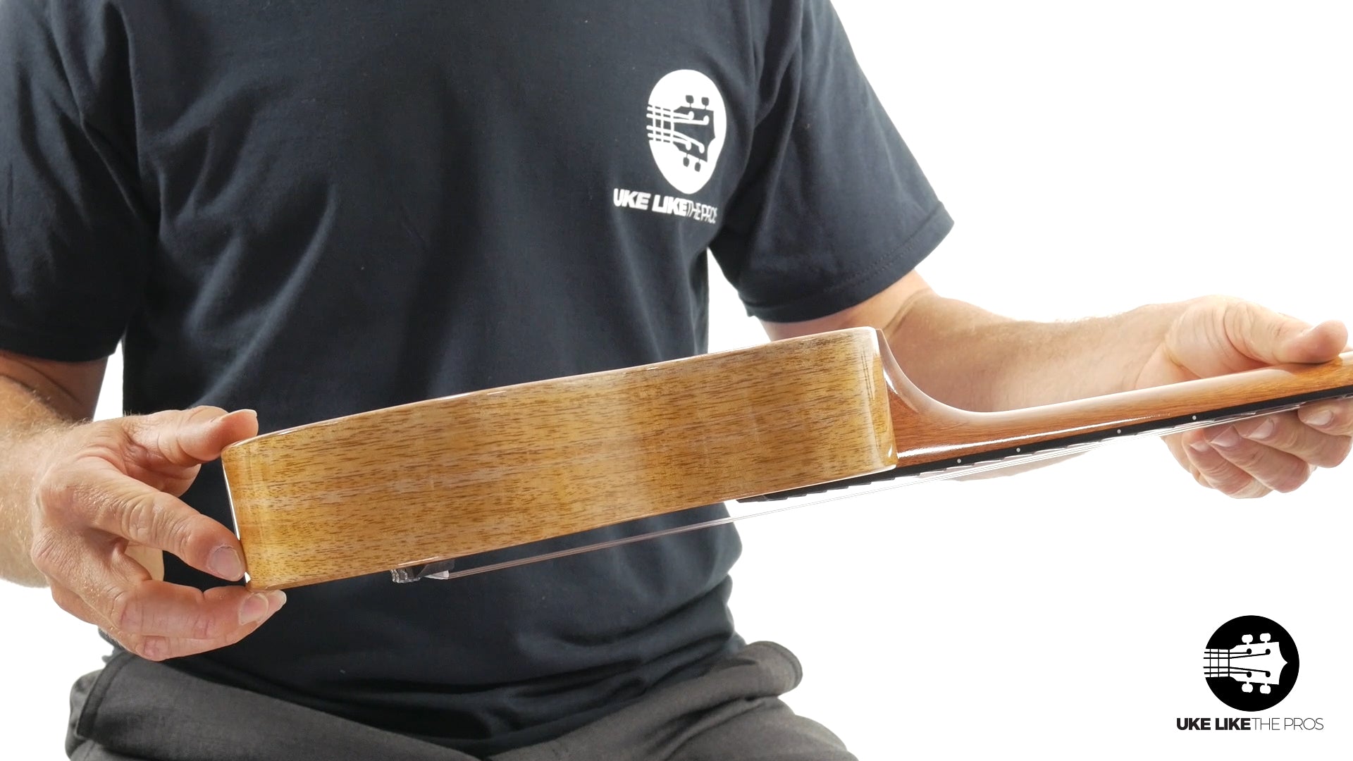 Rebel Double Creme Long Neck Concert Ukulele Mango "Butter"