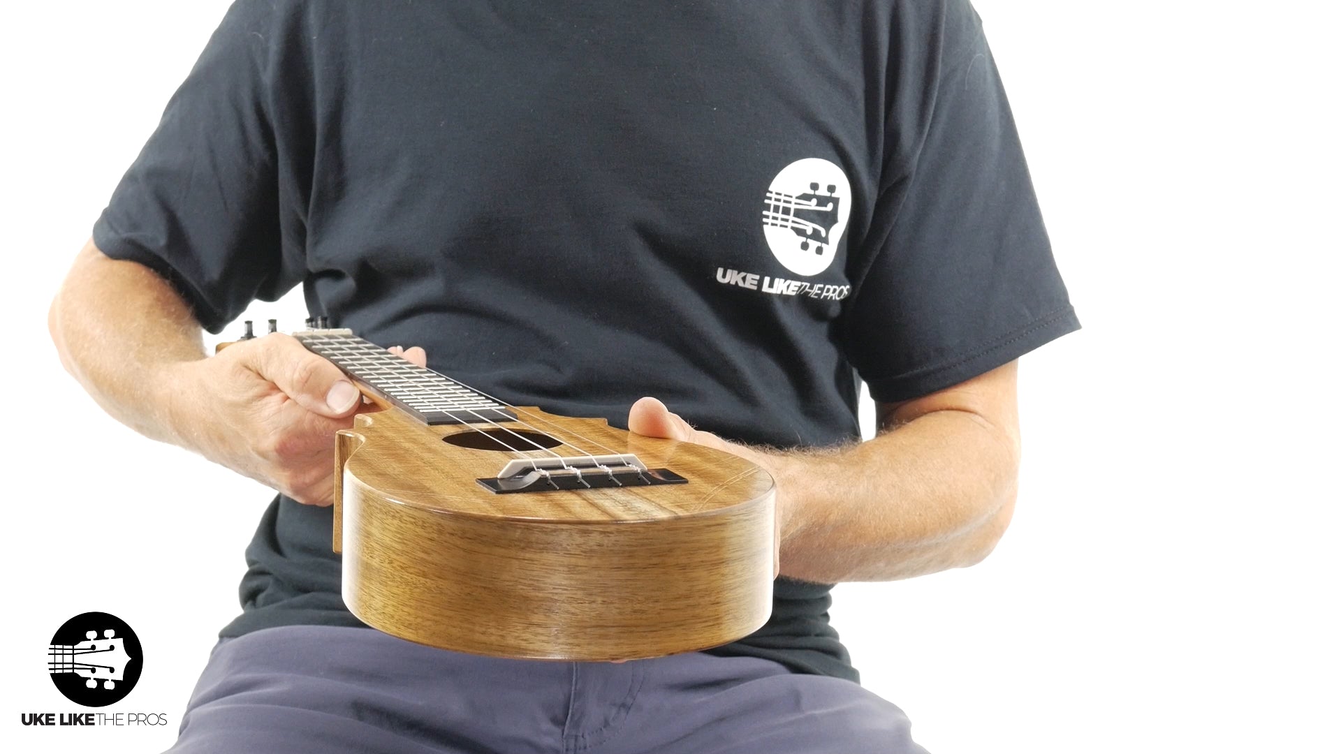 UkeSA Pineapple Sunday Opio Concert Ukulele Acacia "White Fang"