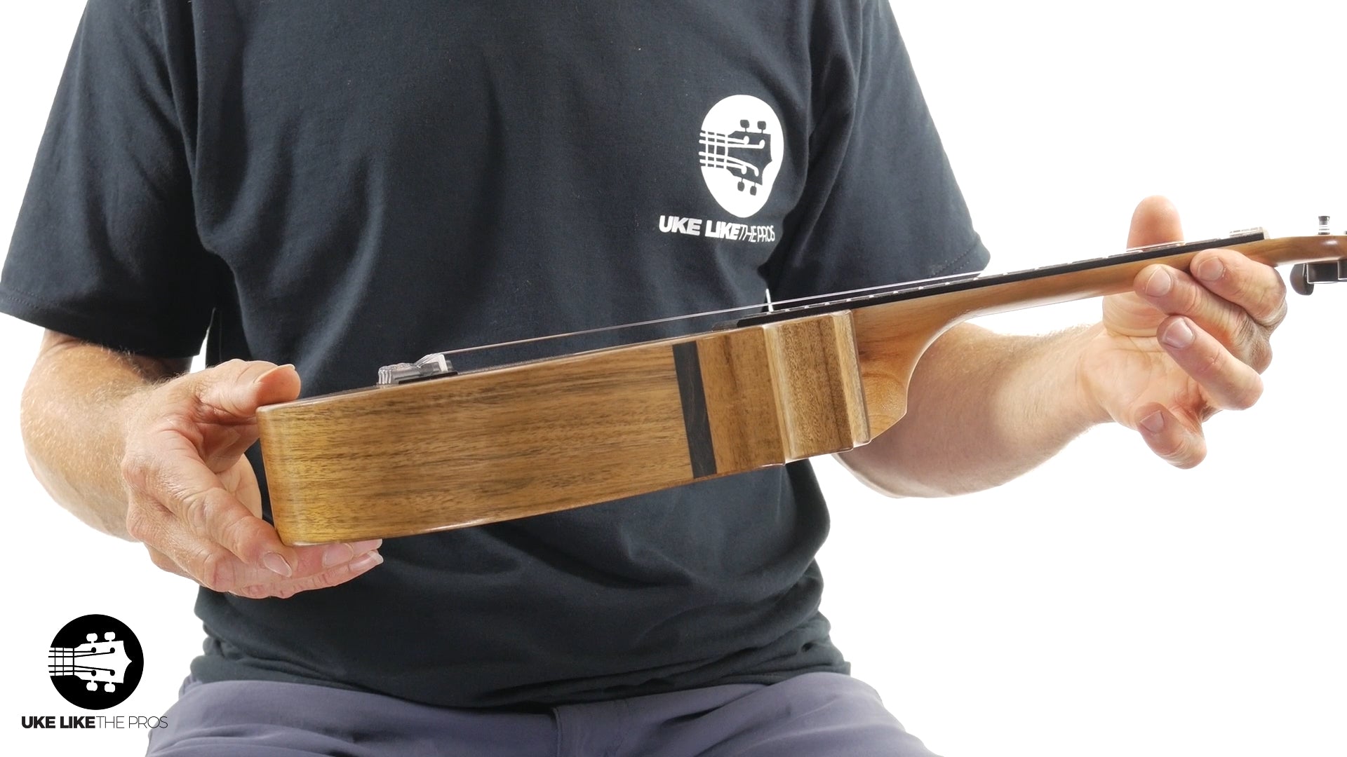 UkeSA Pineapple Sunday Opio Concert Ukulele Acacia "White Fang"