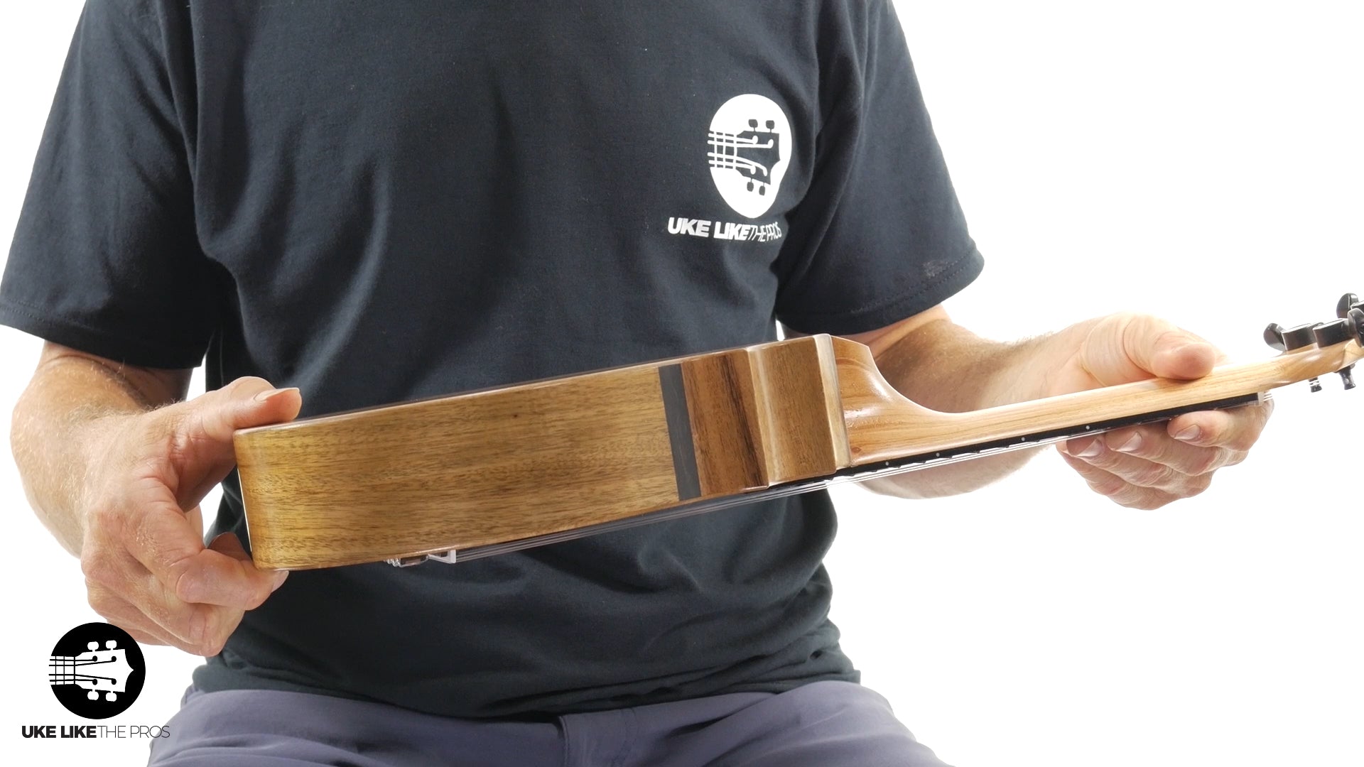 UkeSA Pineapple Sunday Opio Concert Ukulele Acacia "White Fang"