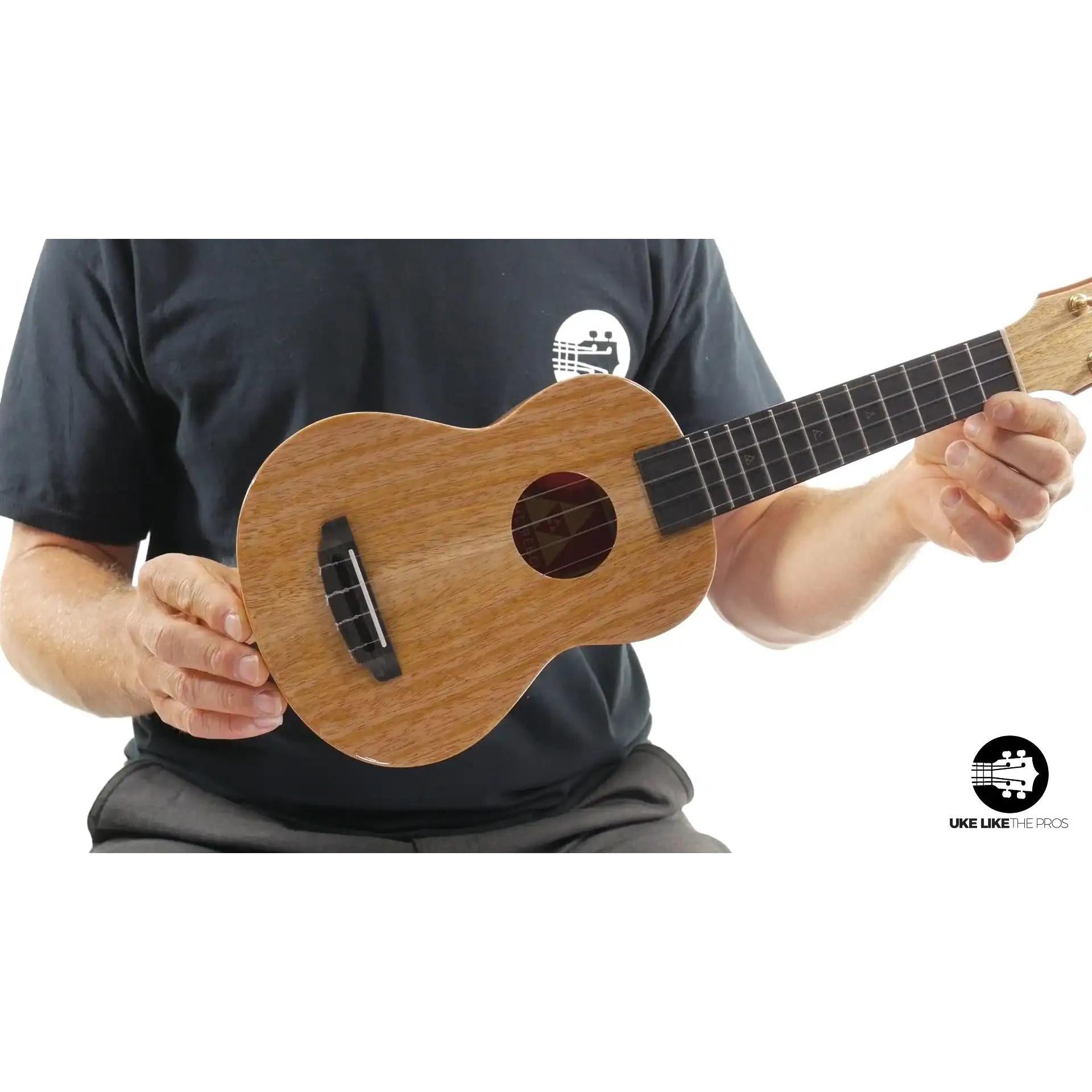Little Giant mahogany soprano ukulele with natural wood finish at Terry Carter Music Store