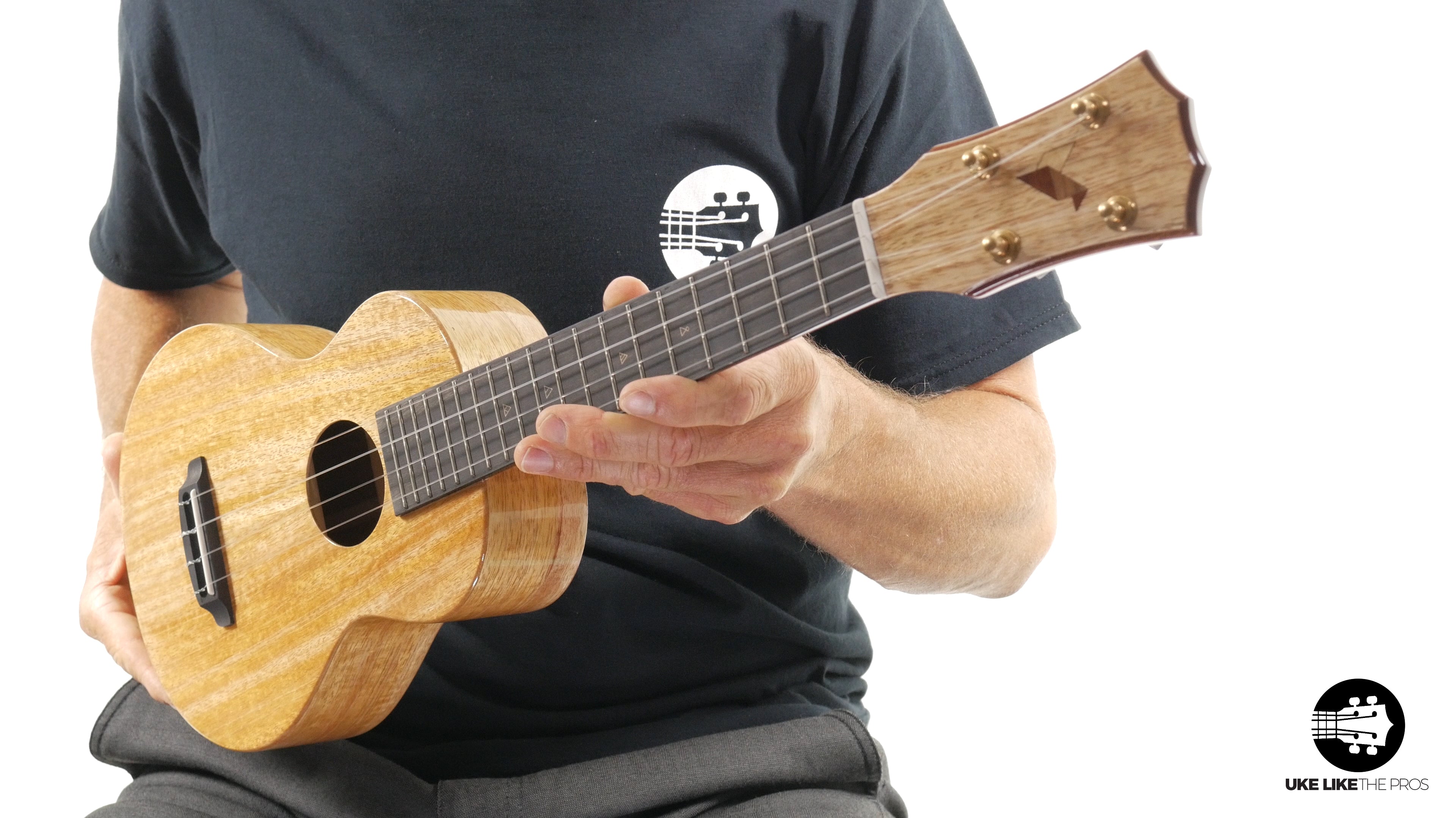 Rebel Double Creme Long Neck Concert Ukulele Mango "Fool's Gold"