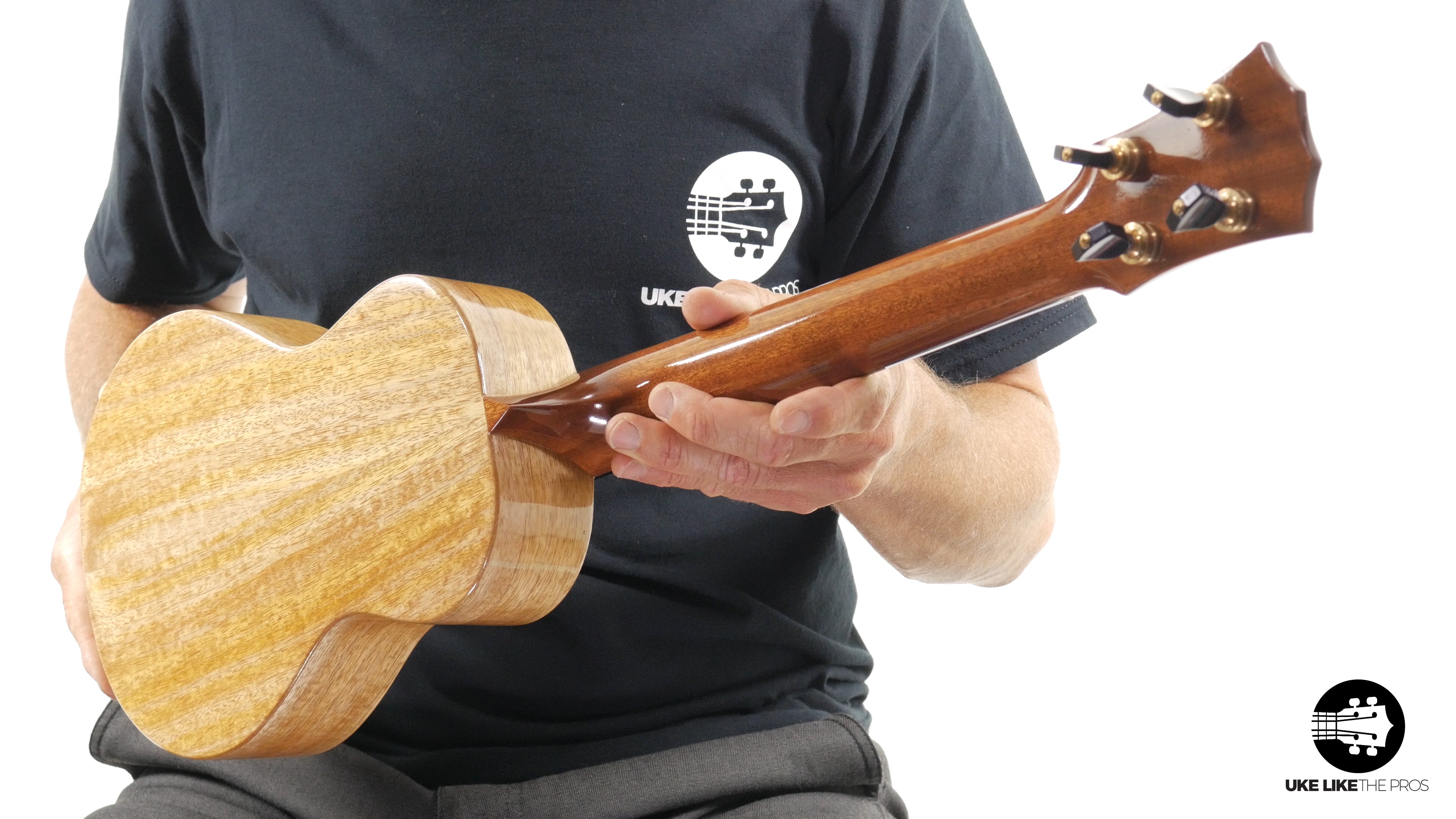 Rebel Double Creme Long Neck Concert Ukulele Mango "Fool's Gold"