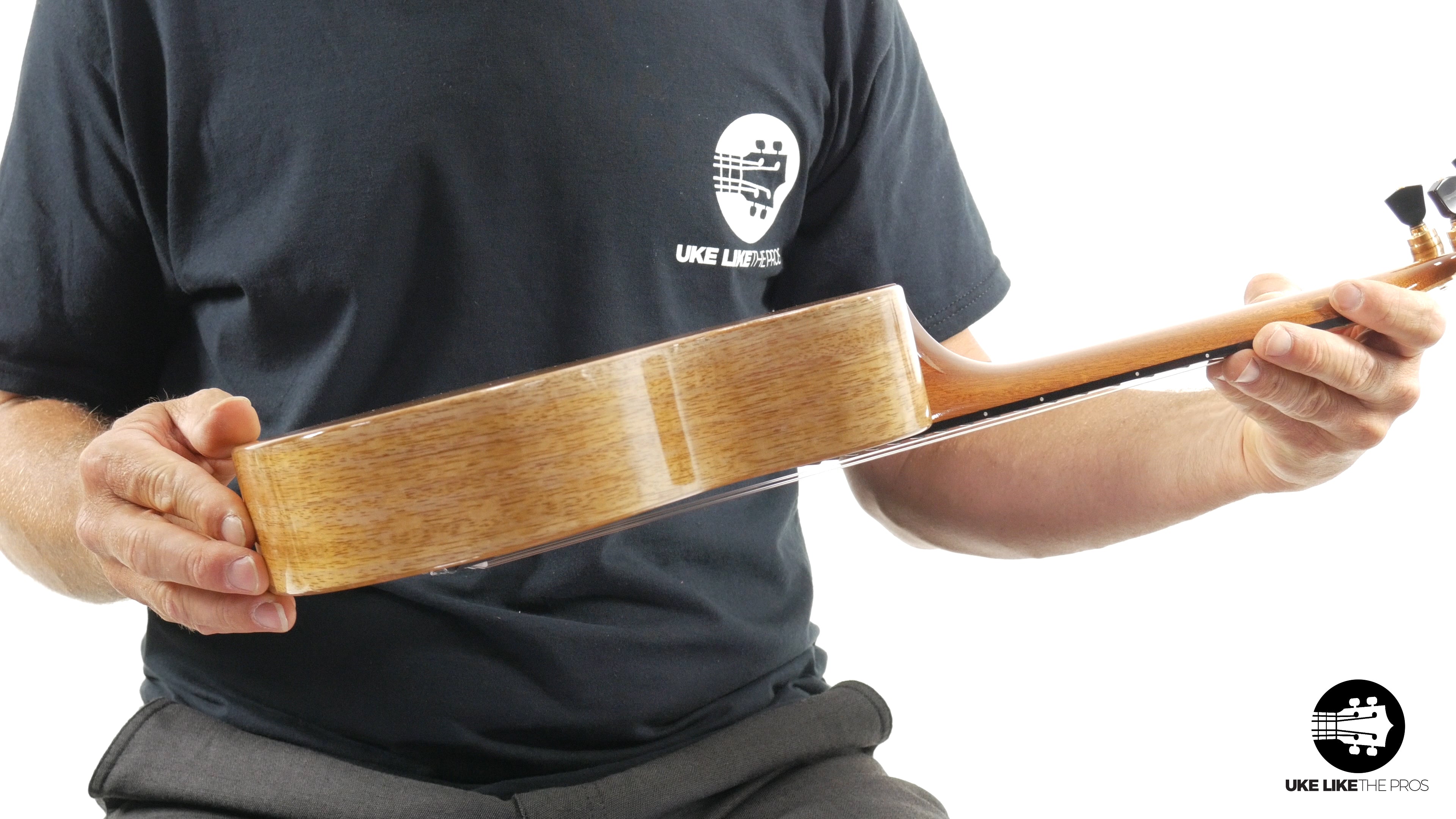 Rebel Double Creme Long Neck Concert Ukulele Mango "Fool's Gold"