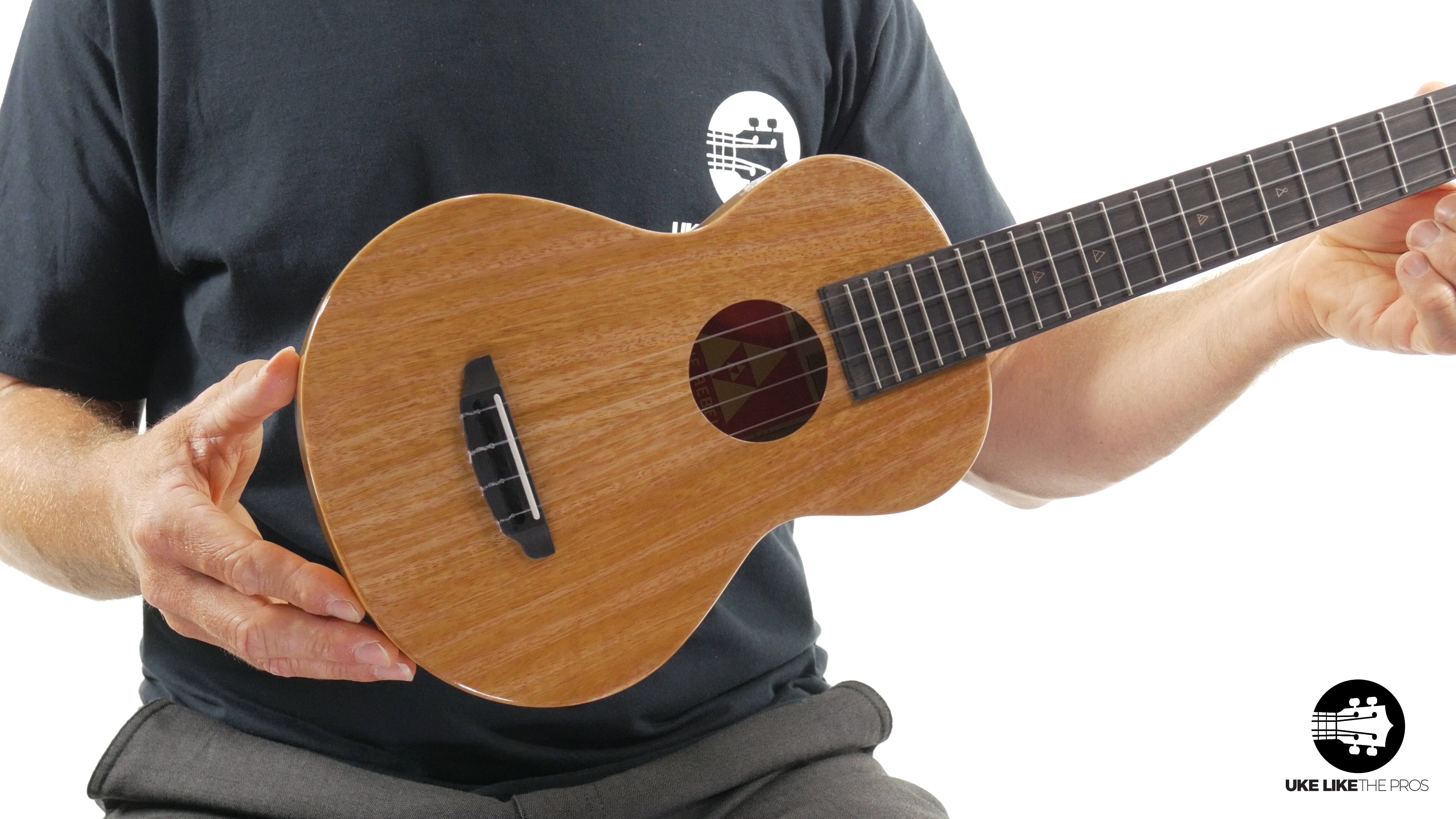 Rebel Double Creme Long Neck Concert Ukulele Mango "Fool's Gold"