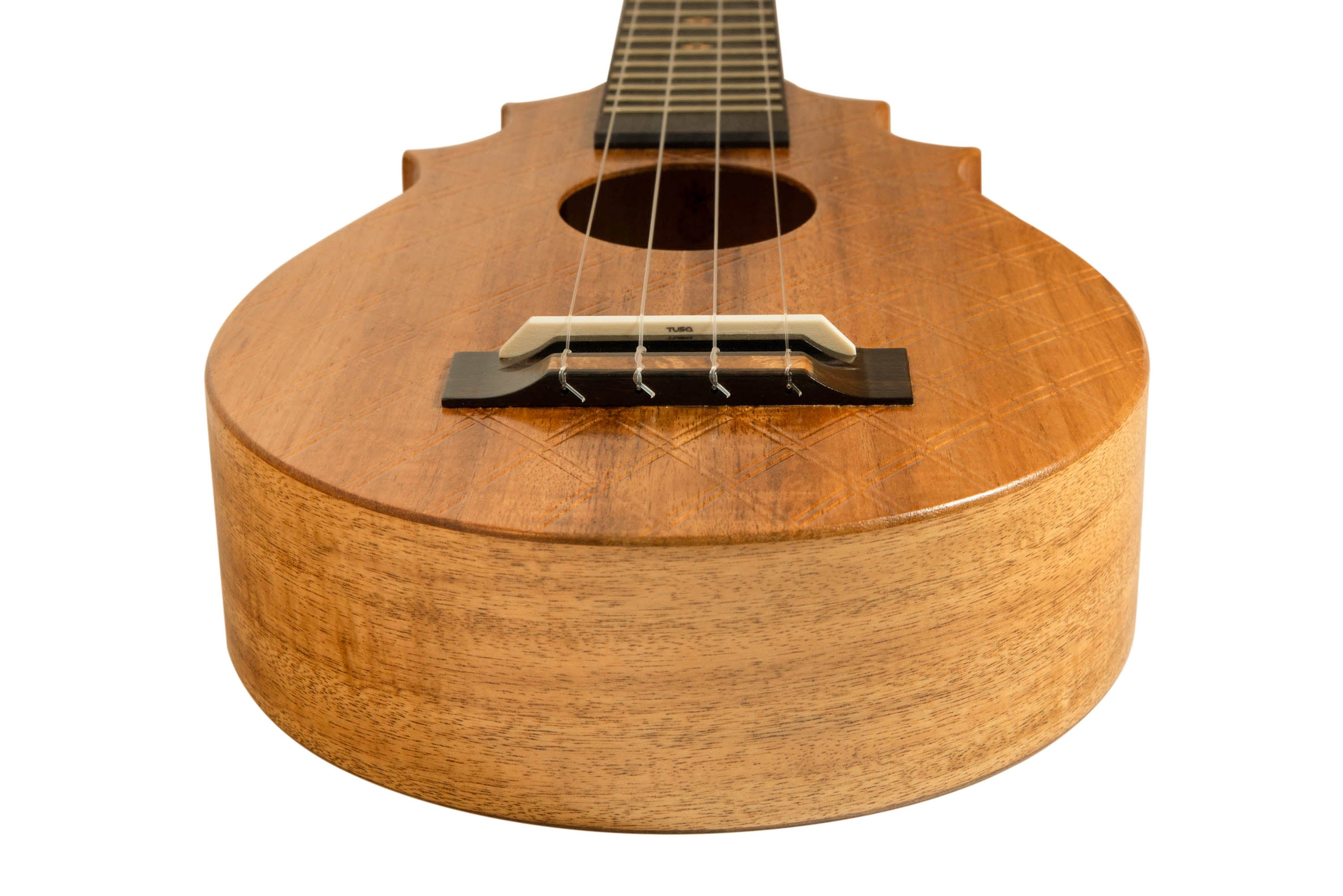 UkeSA Pineapple Sunday Opio Concert Ukulele Solid Acacia "Alexander the Great" by Pops KoAloha (DISCOUNTED $387)